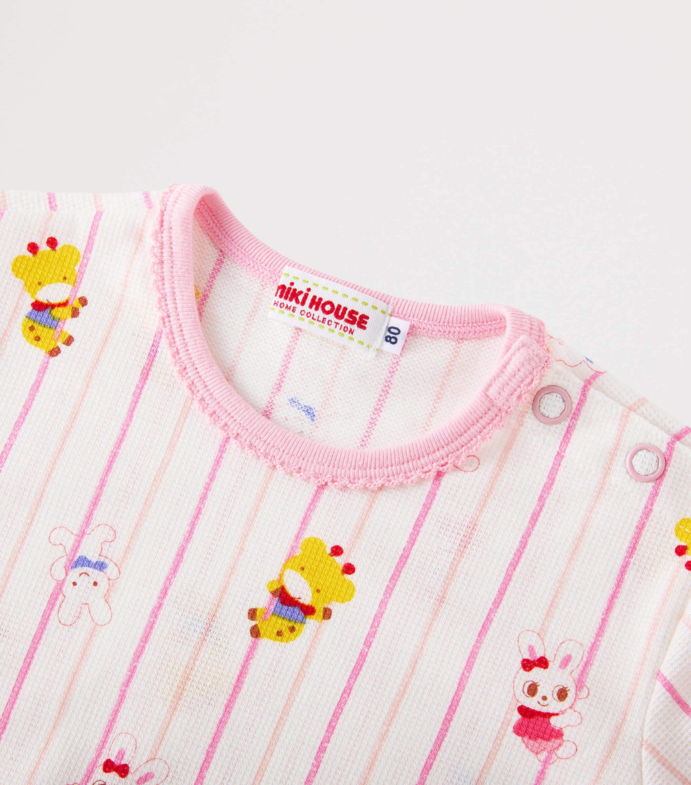 Miki House Animal Print Pyjama Set (2-7 Years) Image 4