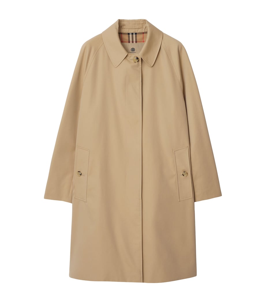 Gabardine Mid-Length Camden Heritage Car Coat HONEY Image 1