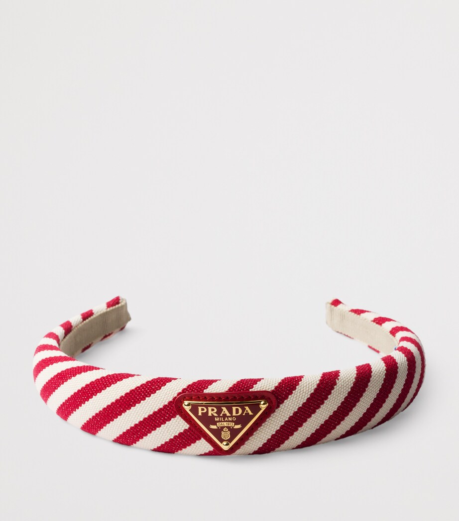 Prada Cotton Stripe Headband Image 3