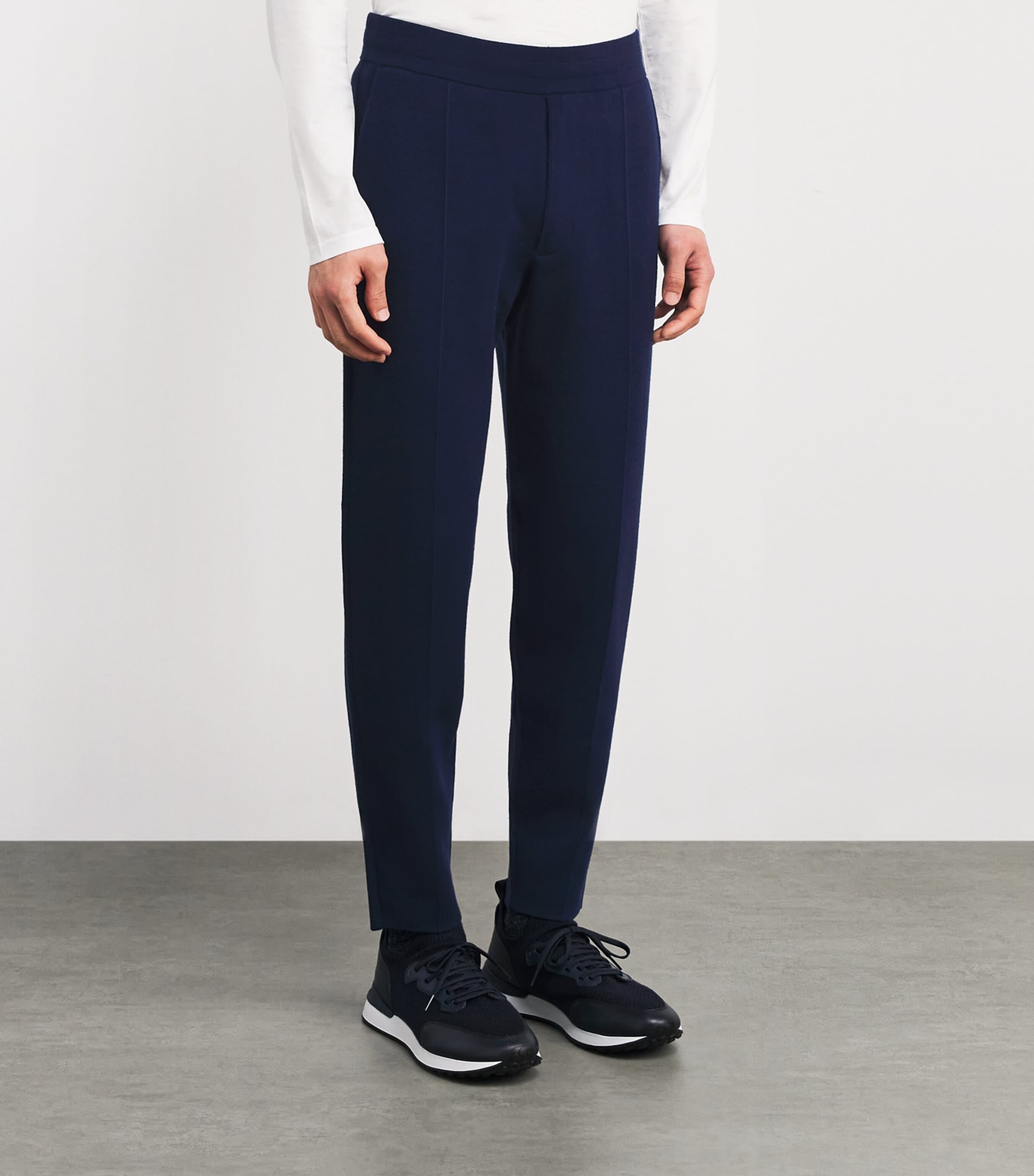 Merino Wool-Blend Trousers 6116 Image 3