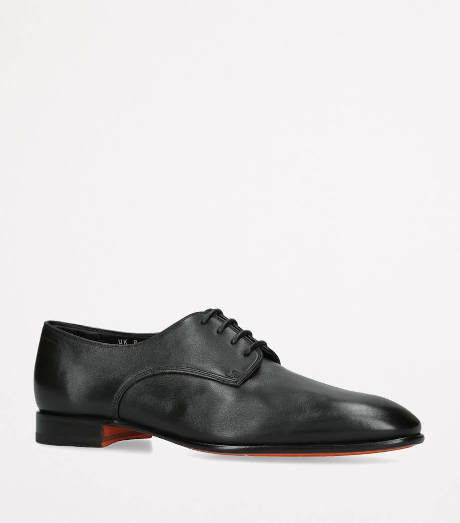 Leather Adrian Blake Oxford Shoes BLACK Image 3