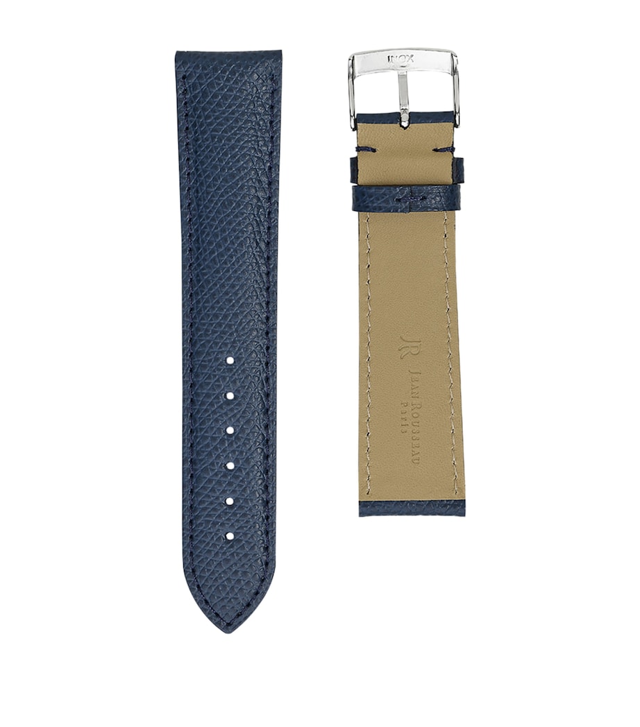 Jean Rousseau Leather Classic 3.5 Watch Strap (18mm) Blue Image 2