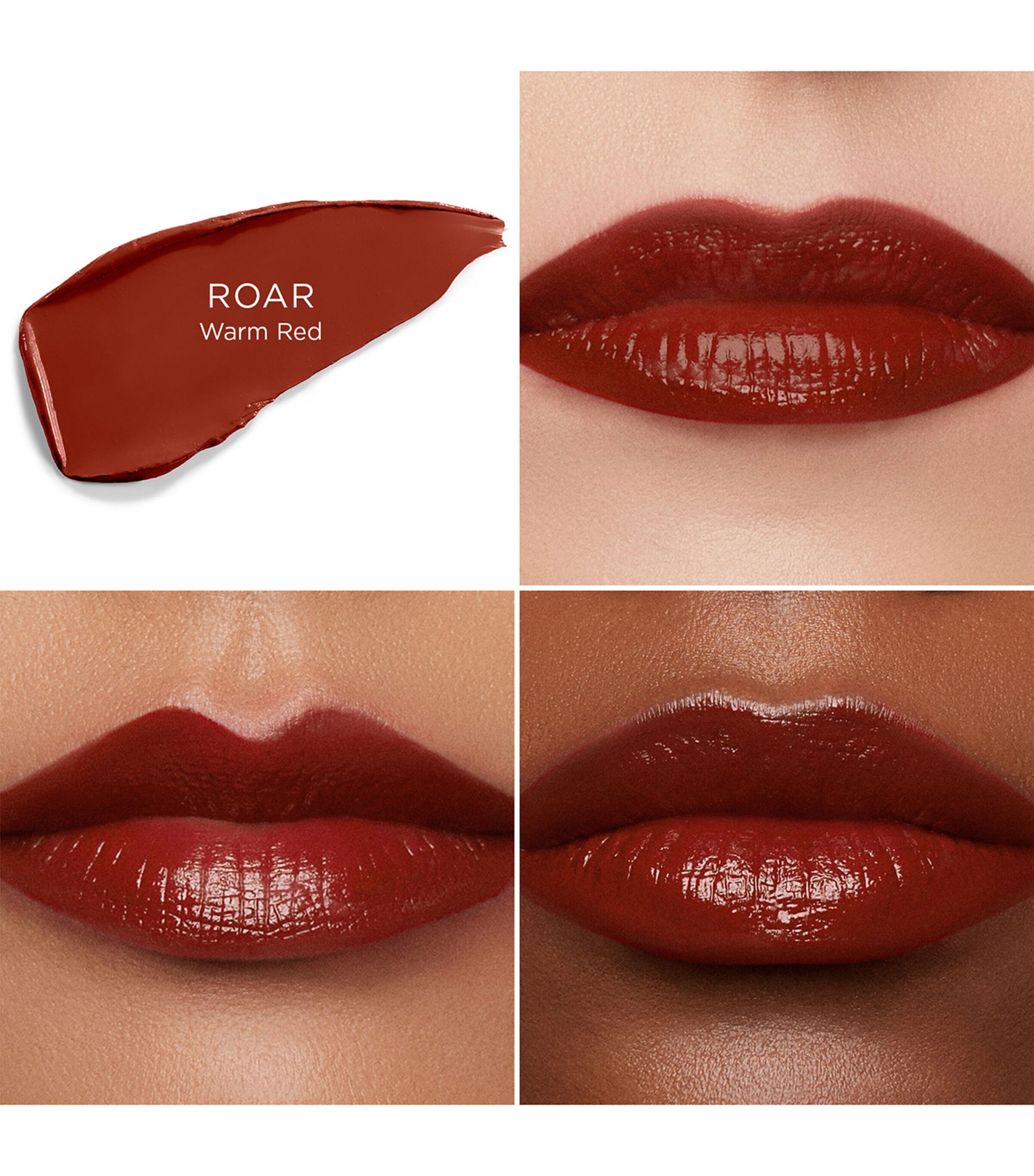 Hourglass Unlocked Satin Crème Lipstick Roar Image 3