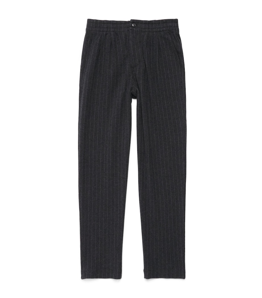 Wool Stripe Trousers (2-7 Years) NAVY/STRIP Image 1