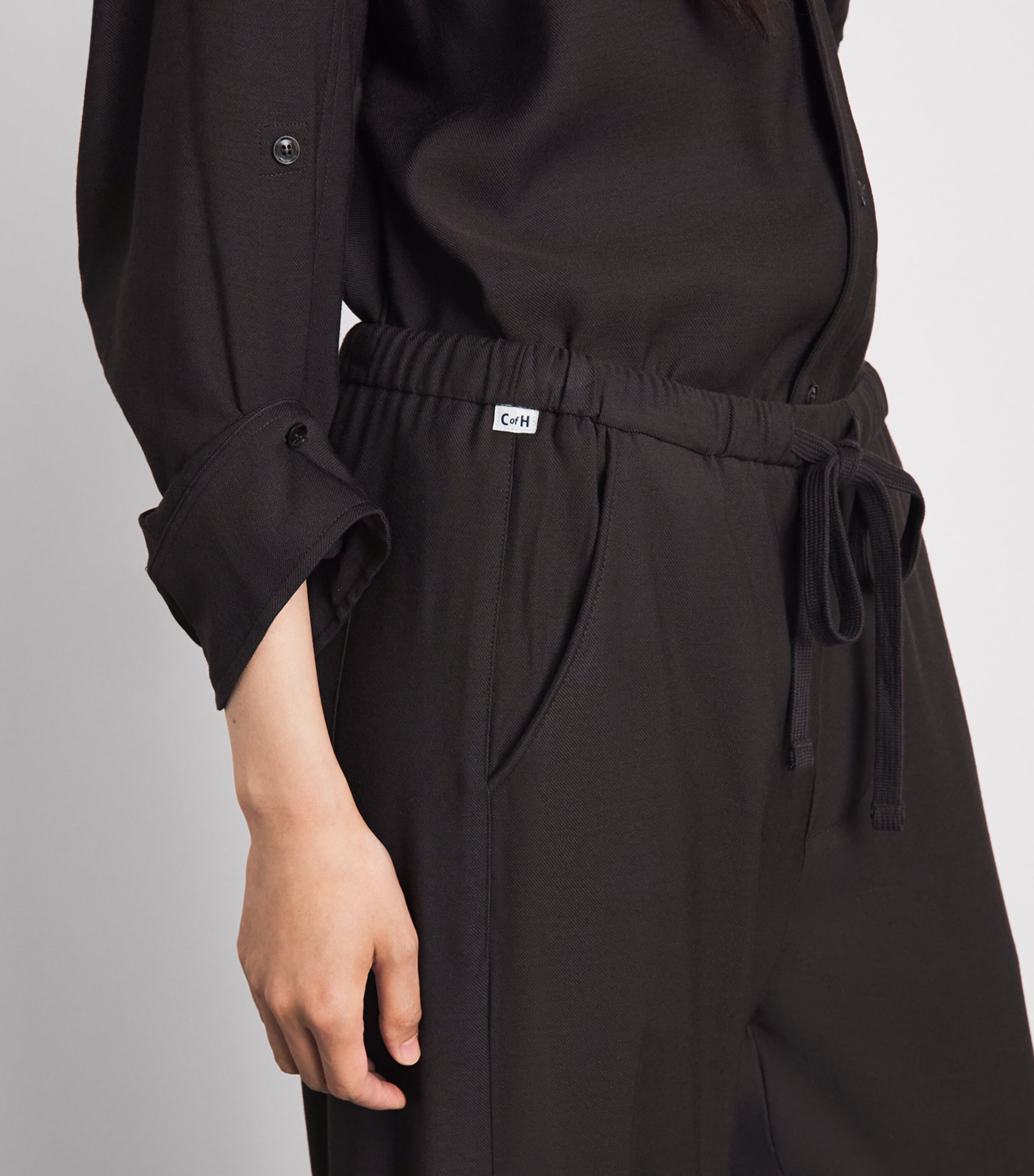 Citizens of Humanity Womens Bubble Drawstring Trousers Brown Image 3