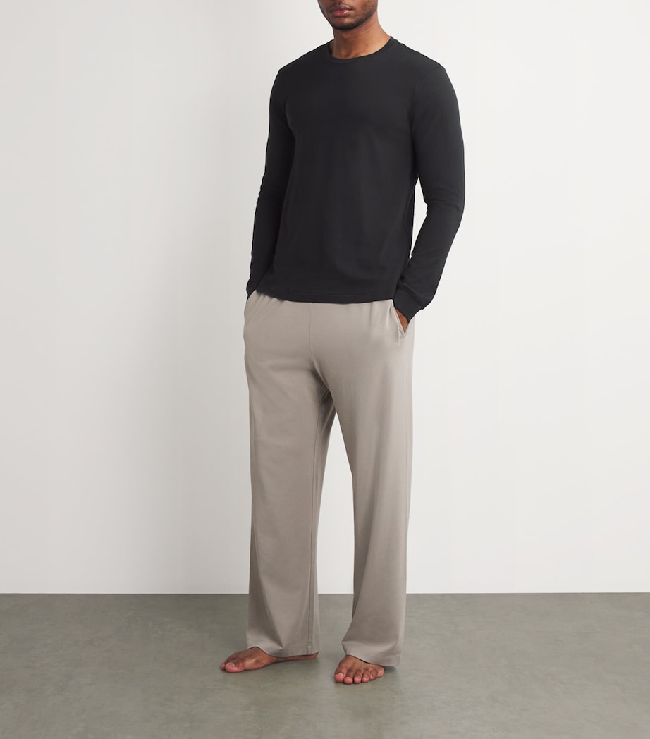 Cotton Long-Sleeve T-Shirt ONYX Image 2