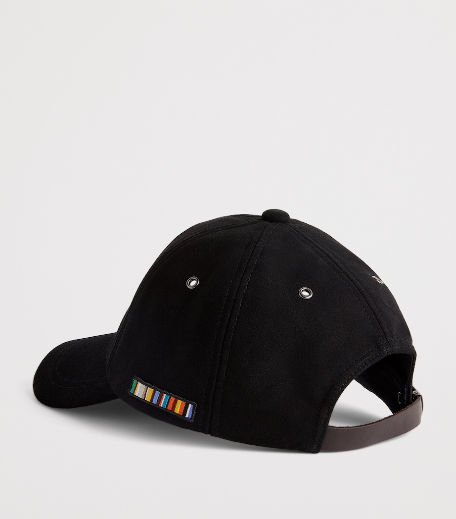 Suede Baseball Cap 79_BLACK Image 3