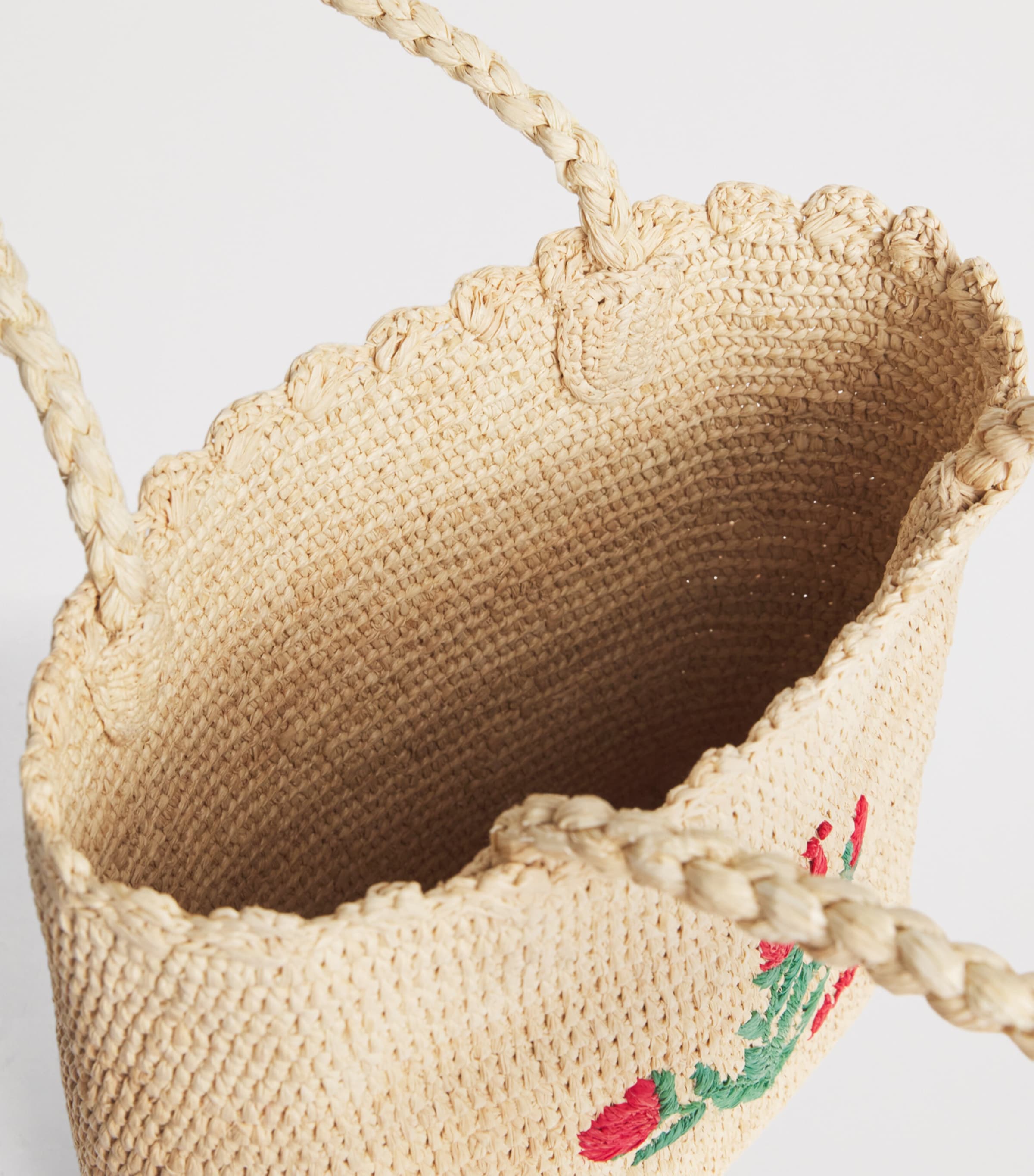 Rixo Raffia Nilani Shoulder Bag Natural Image 5