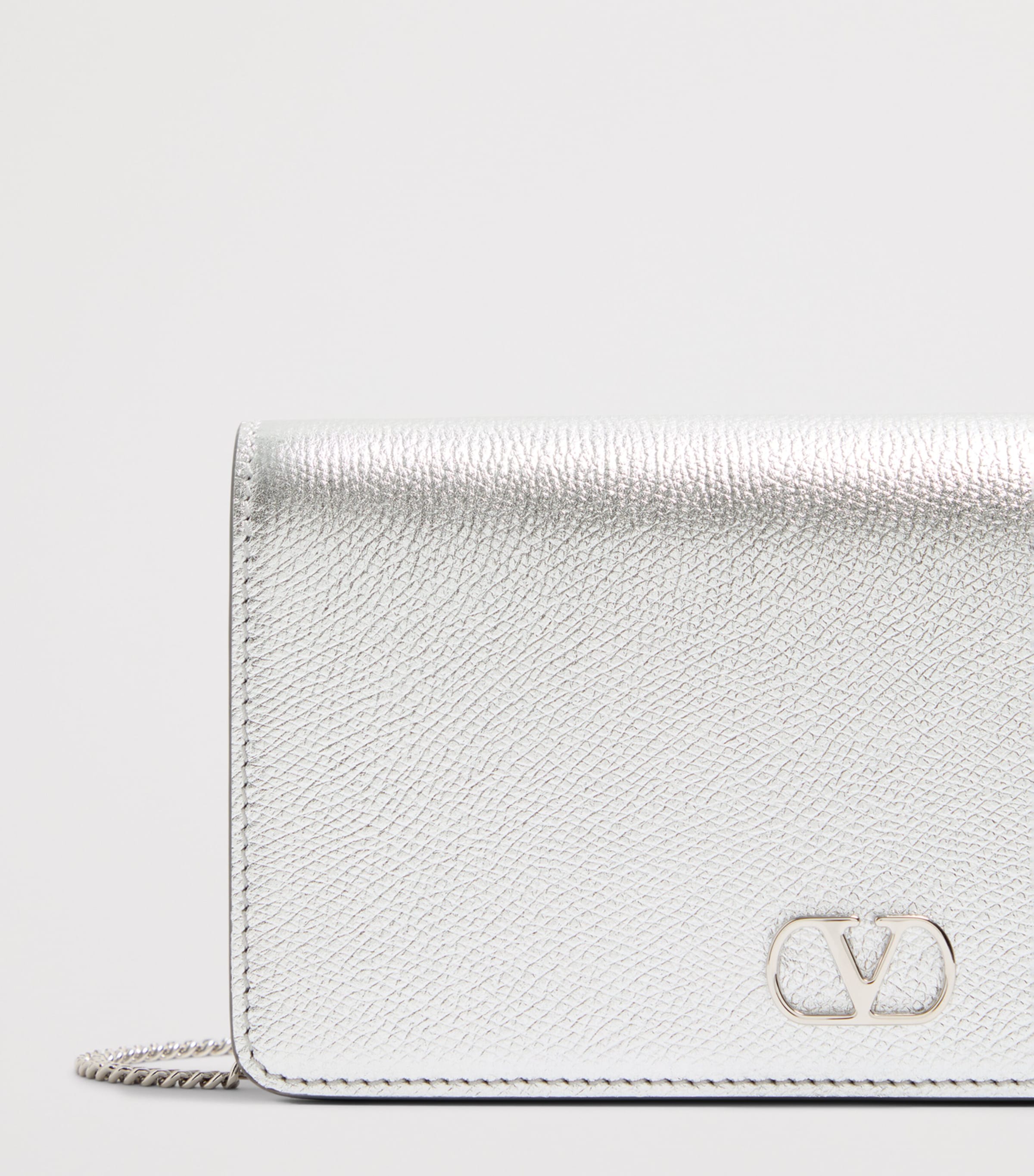 Mini Leather VLogo Signature Shoulder Bag S13 Image 6