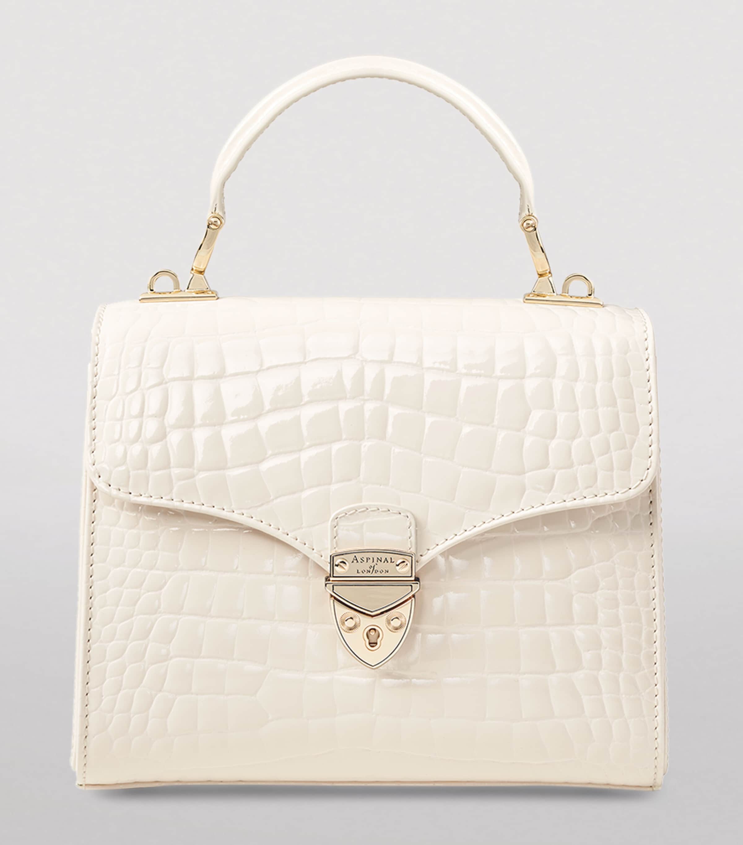 Midi Mayfair Top-Handle Bag IVORY Image 5