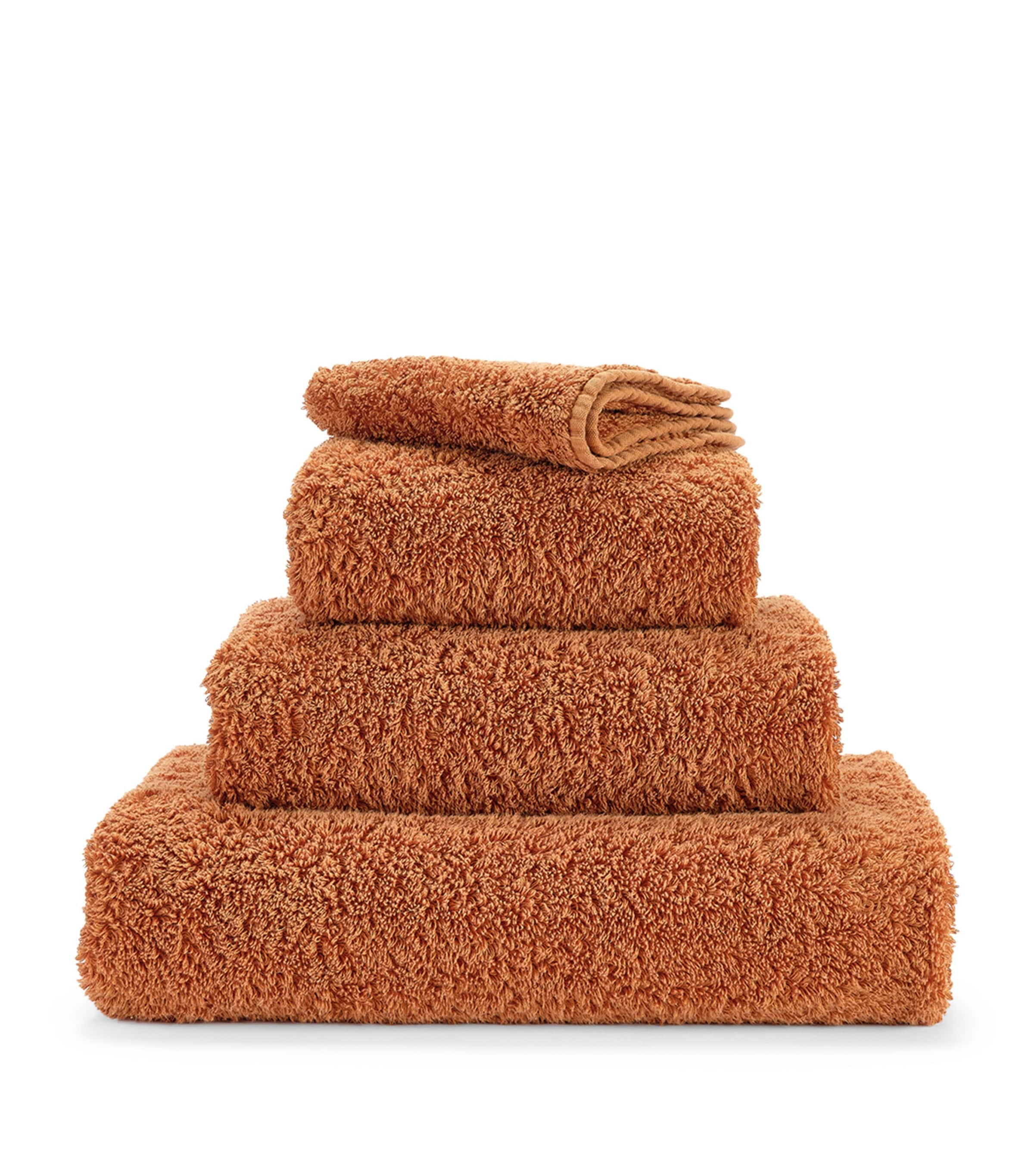 Abyss & Habidecor Super Pile Hand Towel In Brown