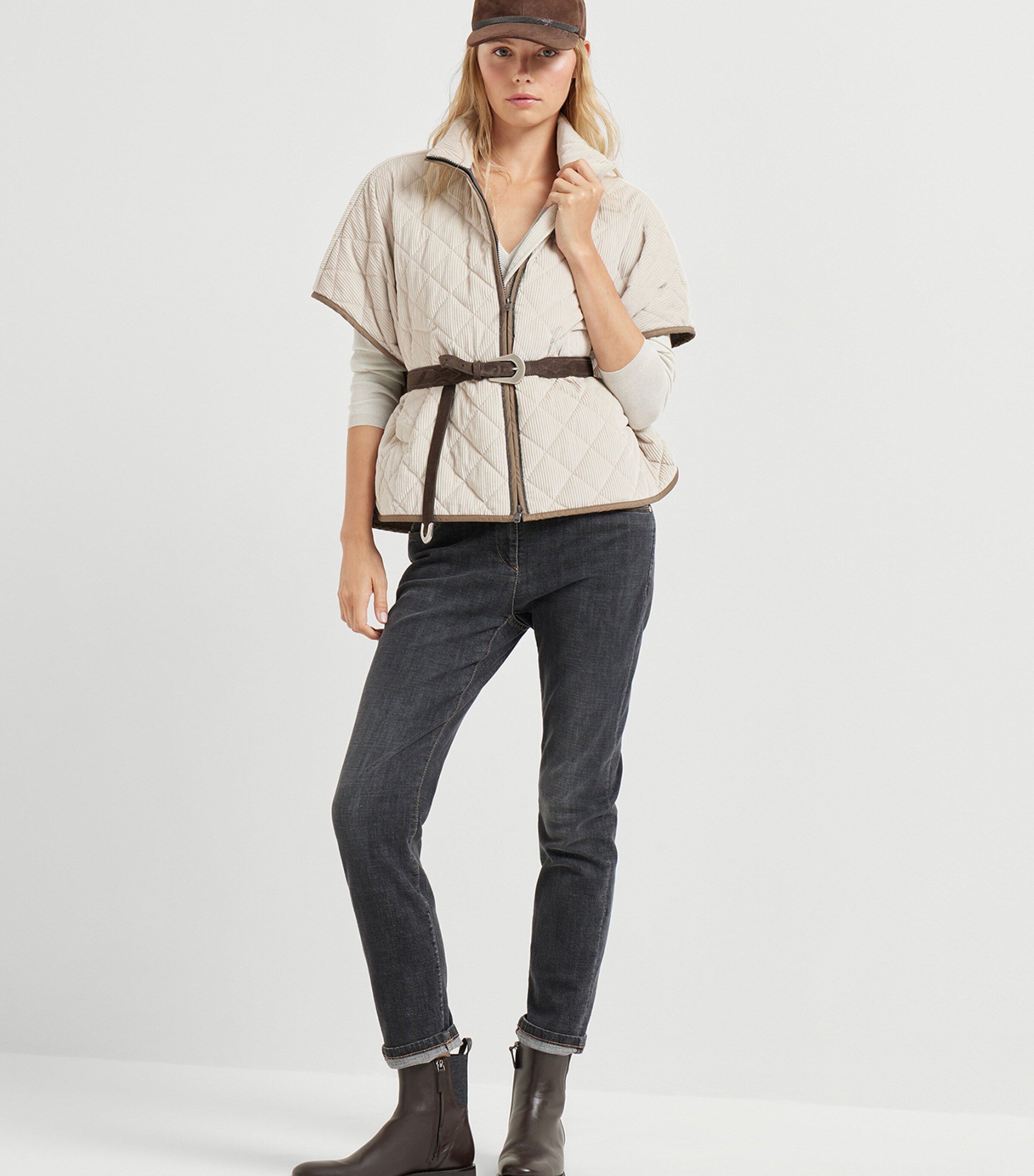 Brunello Cucinelli Womens Cashmere-Silk-Blend Sweater Image 4