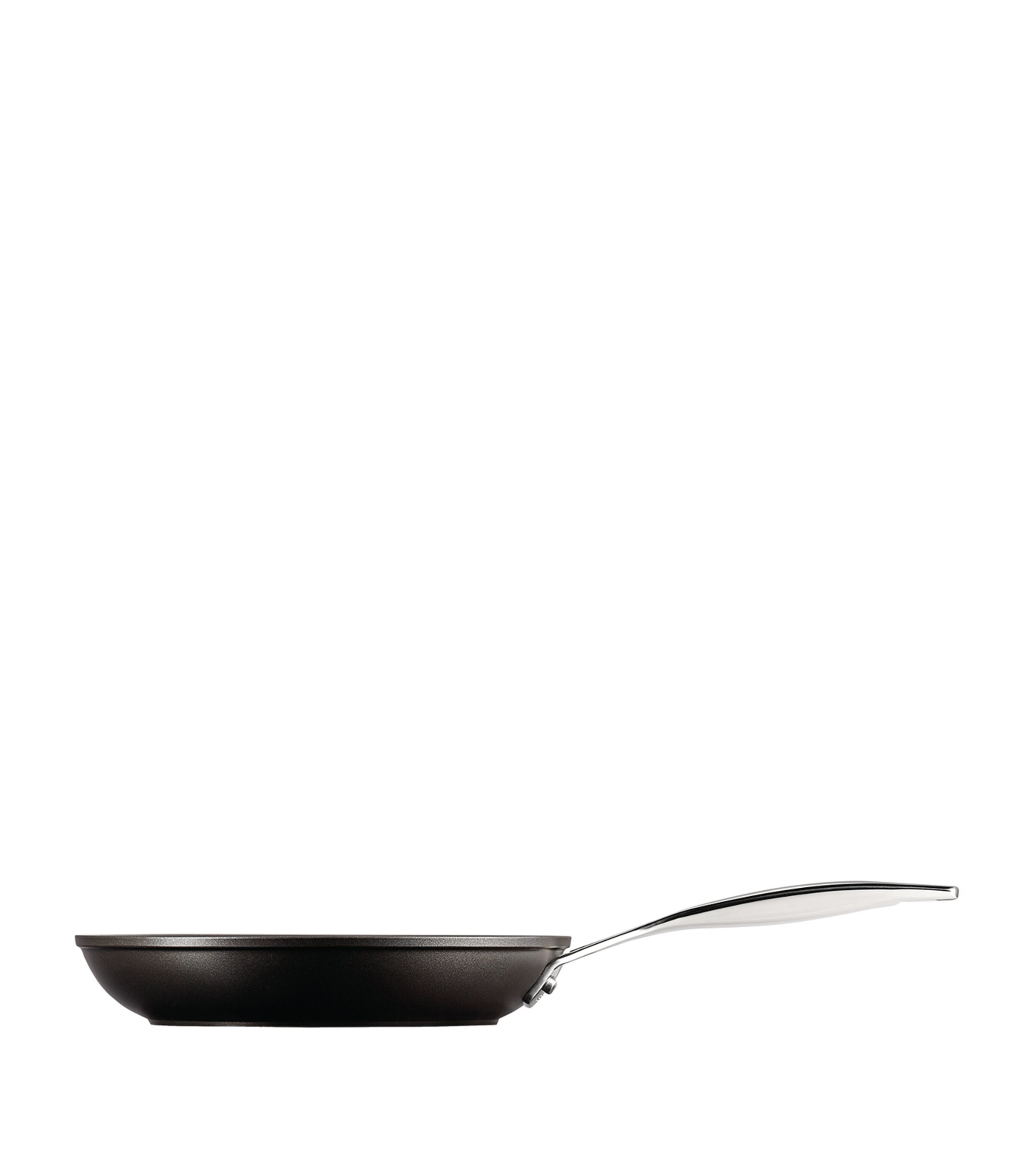 Le Creuset Toughened Non-Stick Shallow Frying Pan (25cm) Black Image 4