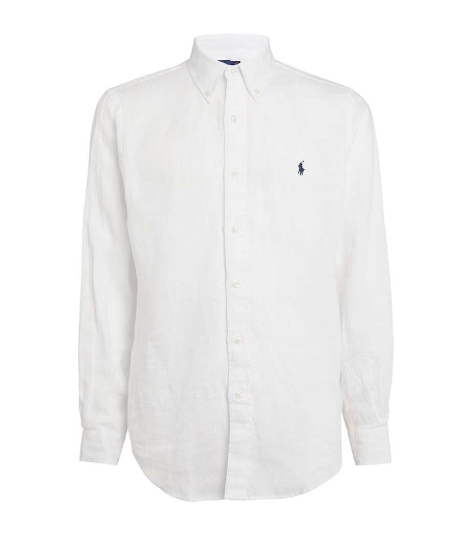 Linen Shirt WHITE Image 1
