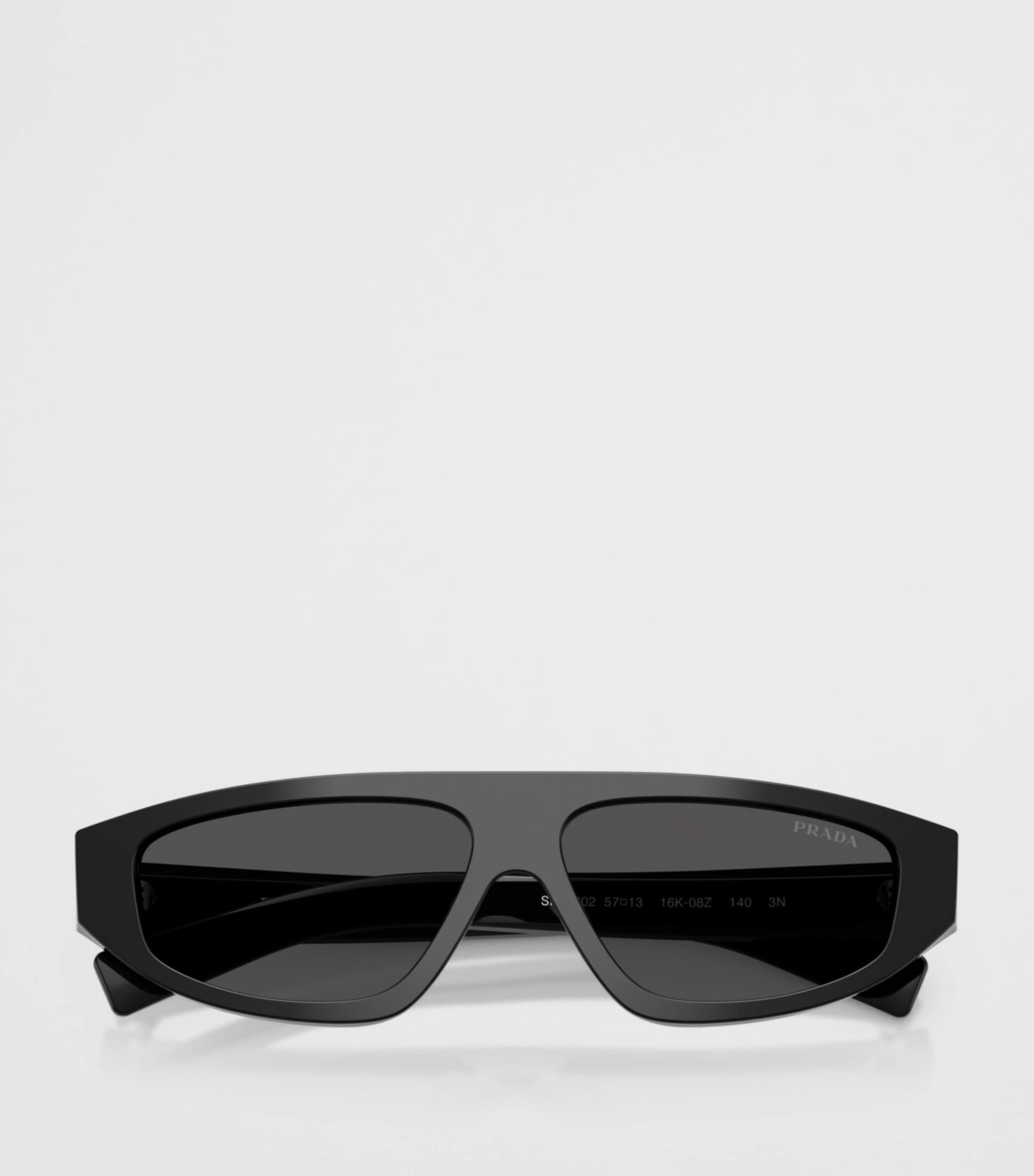 Prada PR C02S  Irregular Sunglasses Black Image 5