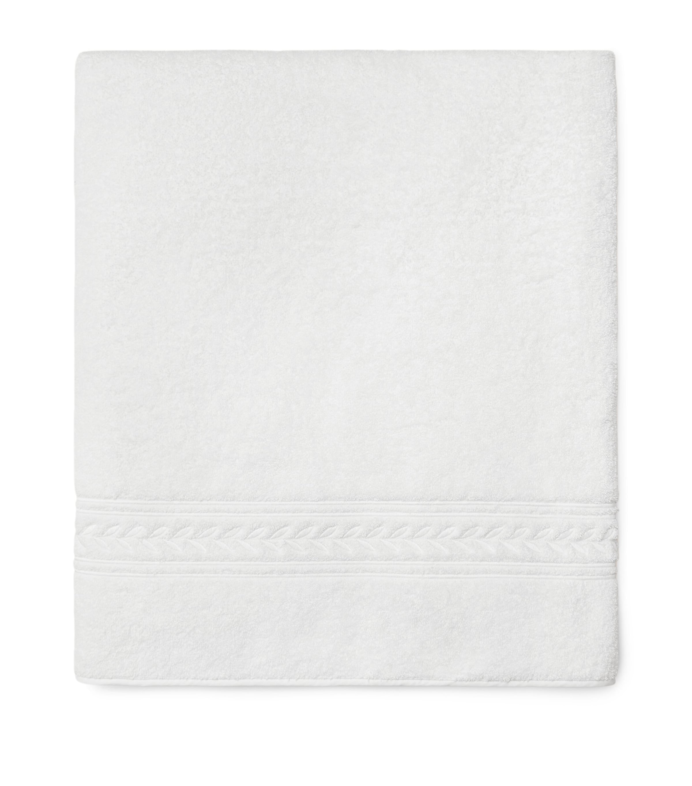 Pratesi Cotton Impero Bath Towel In White