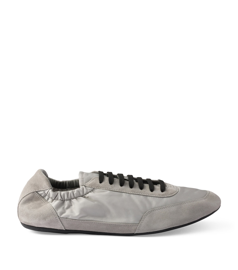 Re-Nylon and Suede Collapse Sneakers F0424 Image 2