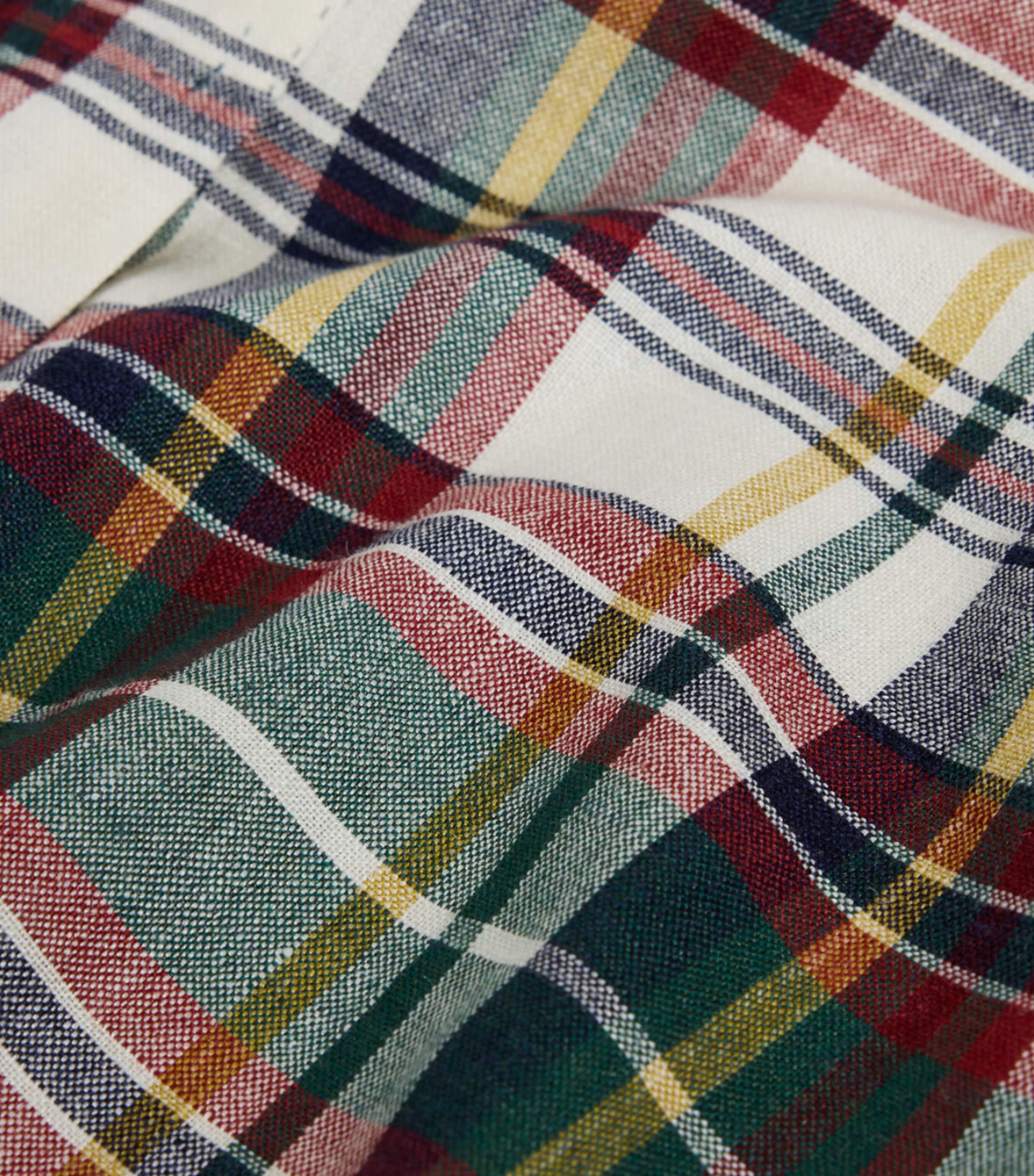 Dunhill Mens Madras Check Blazer Image 8
