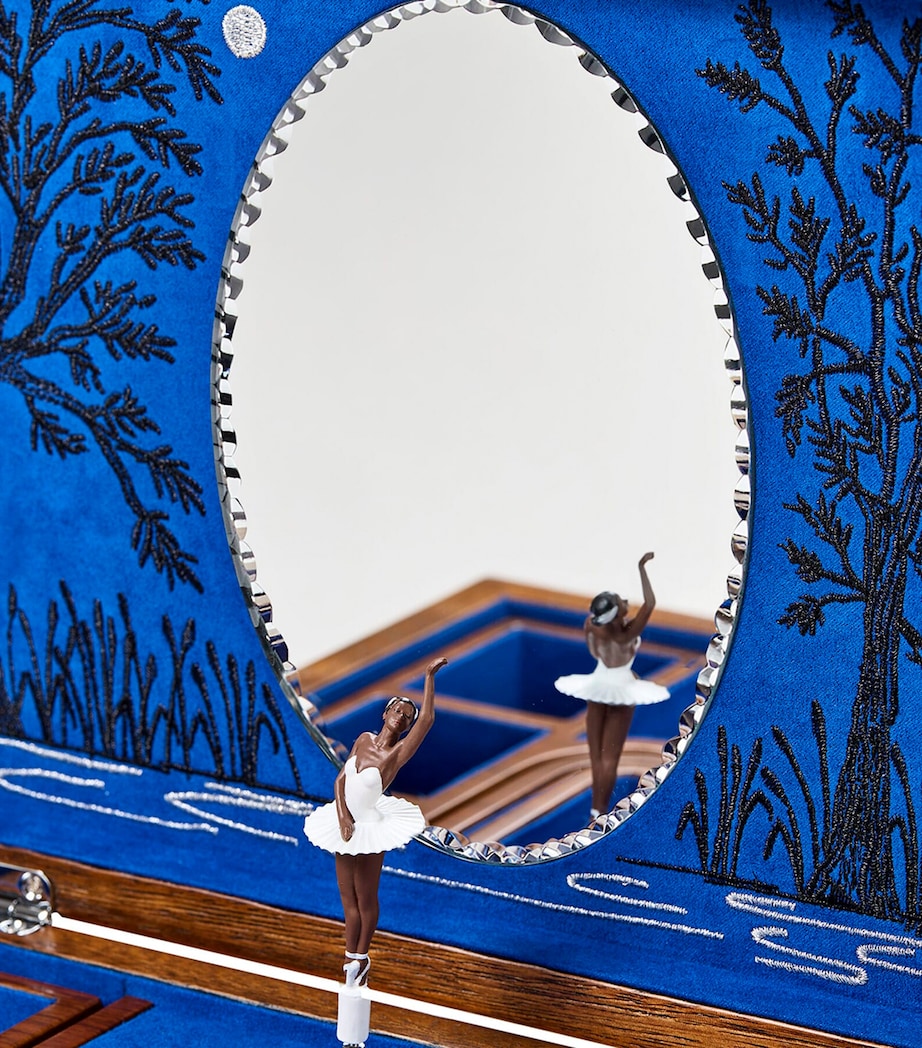 Ballet Musical Jewellery Box WALNUT Image 8