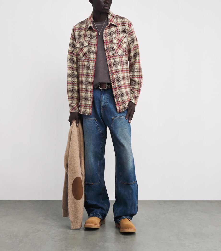 Cashmere Tartan Overshirt TARTAN / EMERALD Image 2