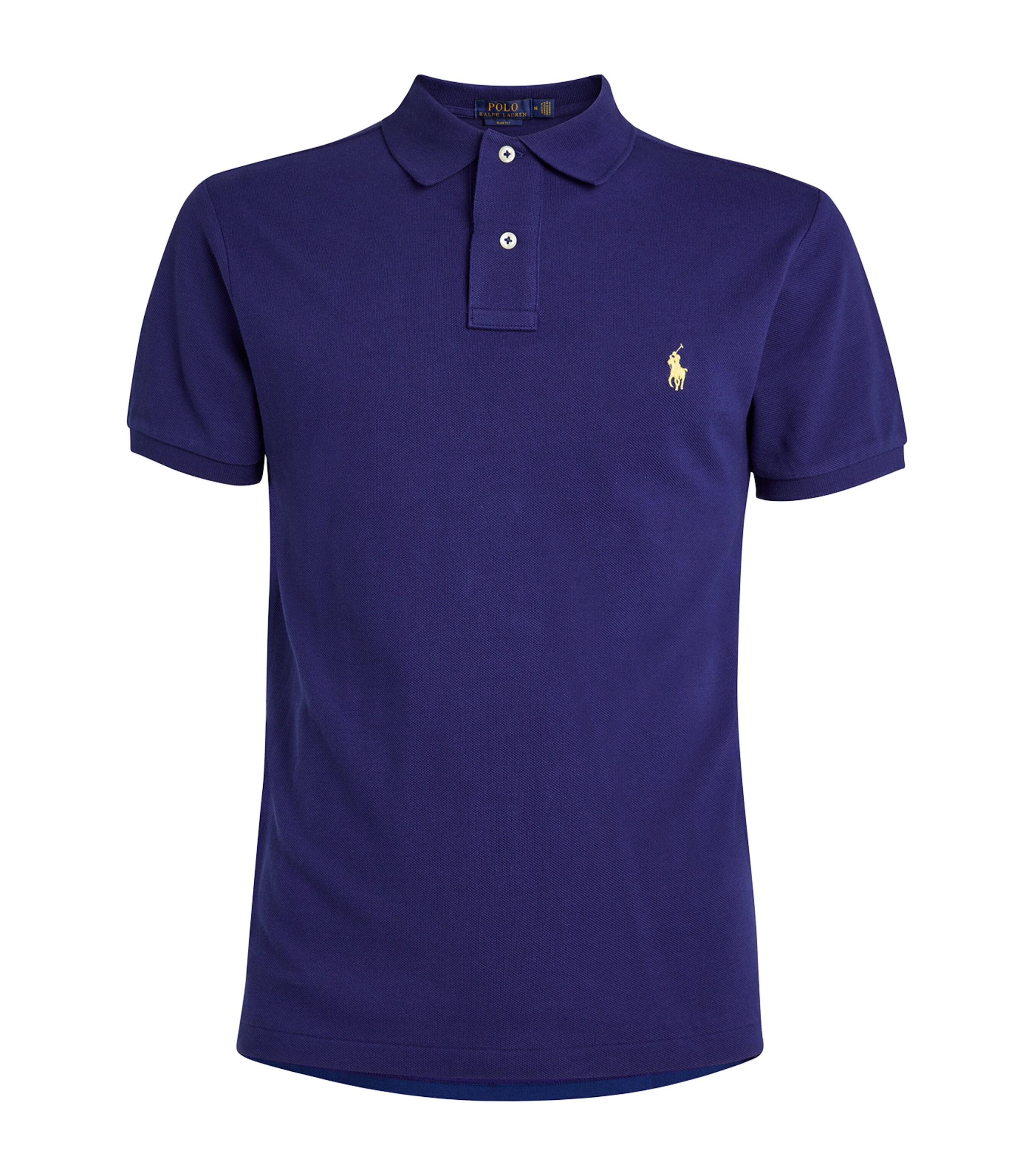 Polo Ralph Lauren Cotton Polo Shirt With Embroidered Logo In Navy