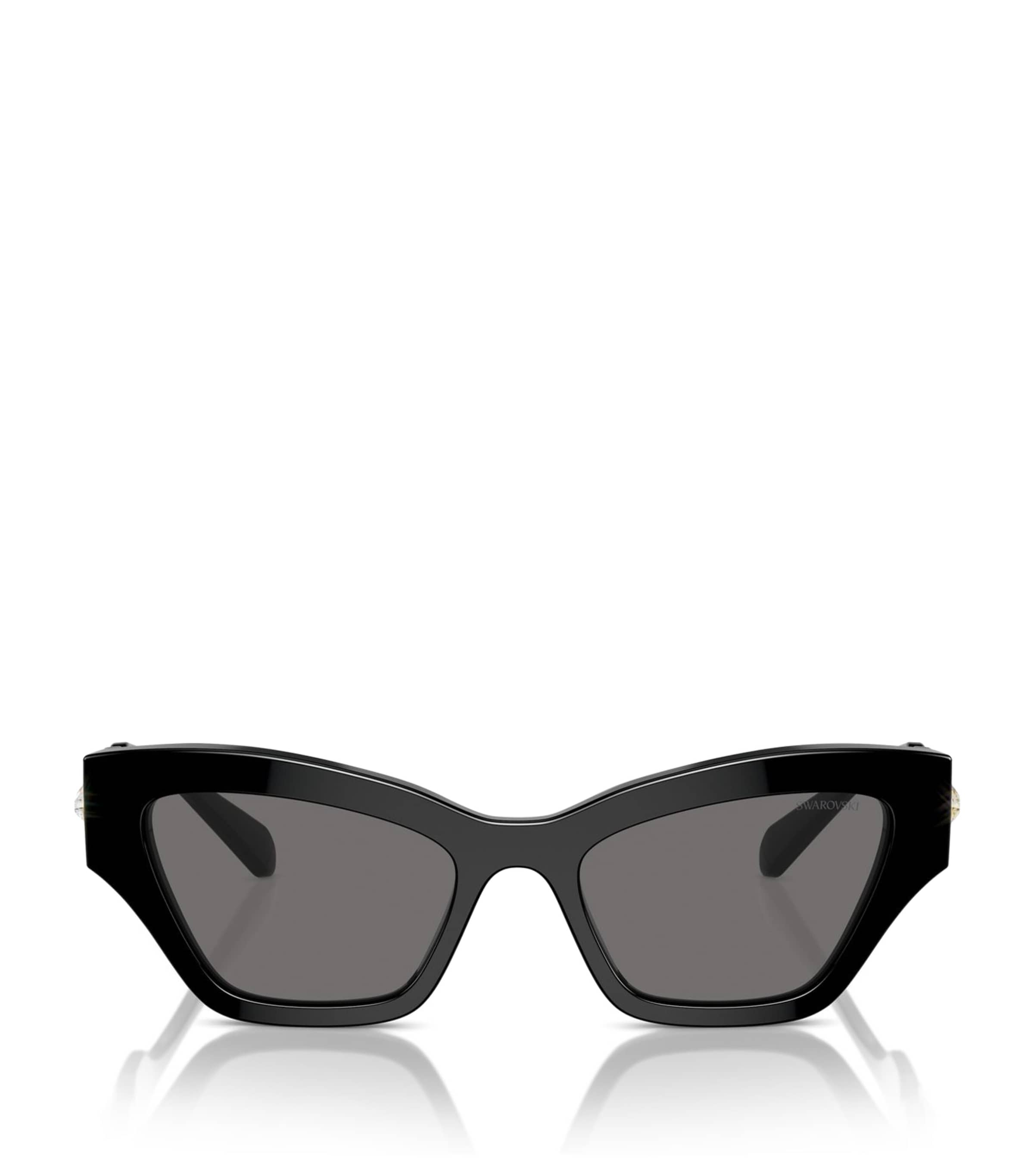 Swarovski Acetate Sk6021 Sunglasses In Black