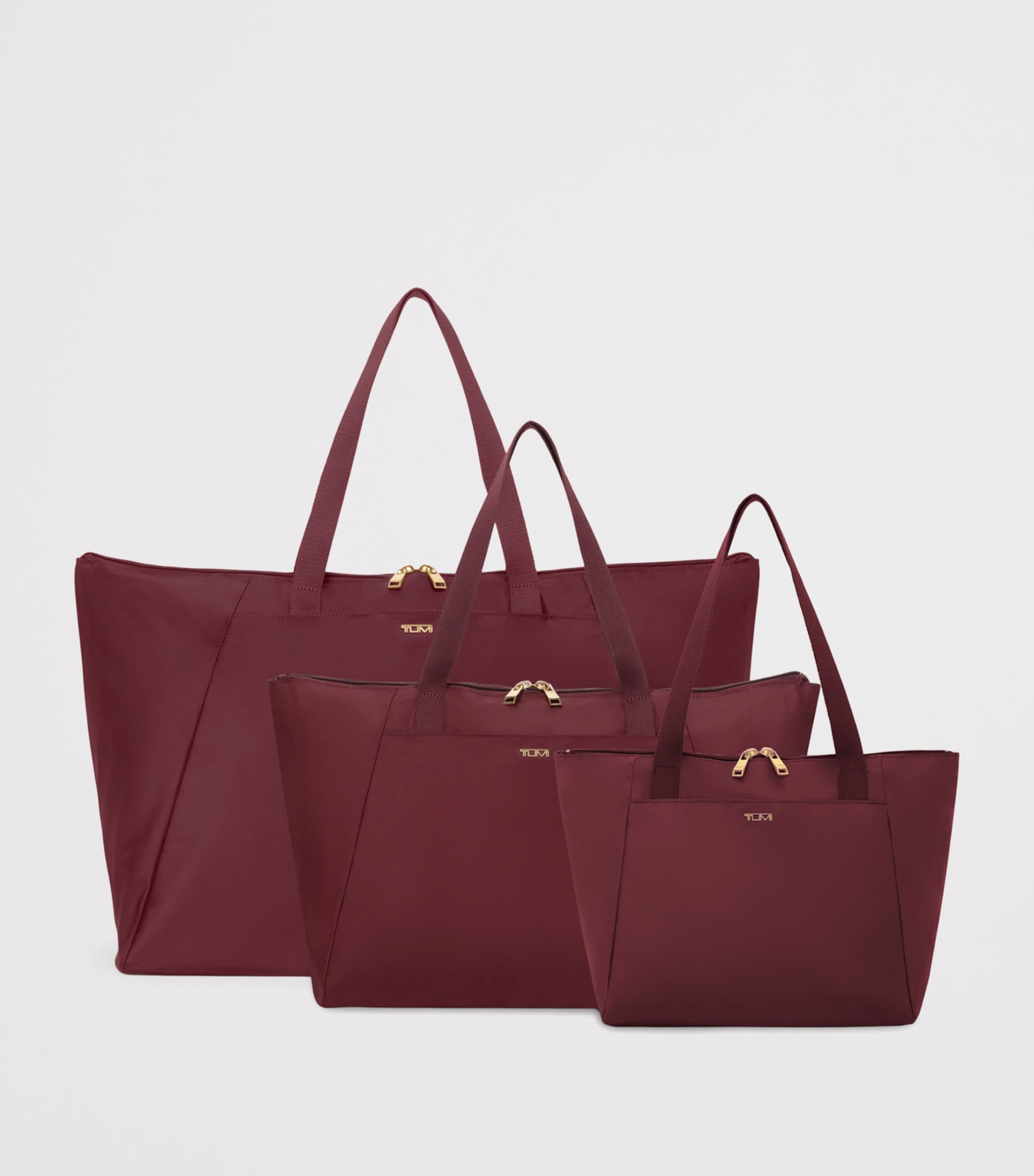 Tumi Red Nylon Voyageur Just in Case Foldable Tote Bag Harrods DE