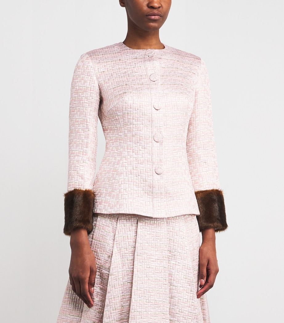 Tweed Nola Blazer PINK MULTI Image 3