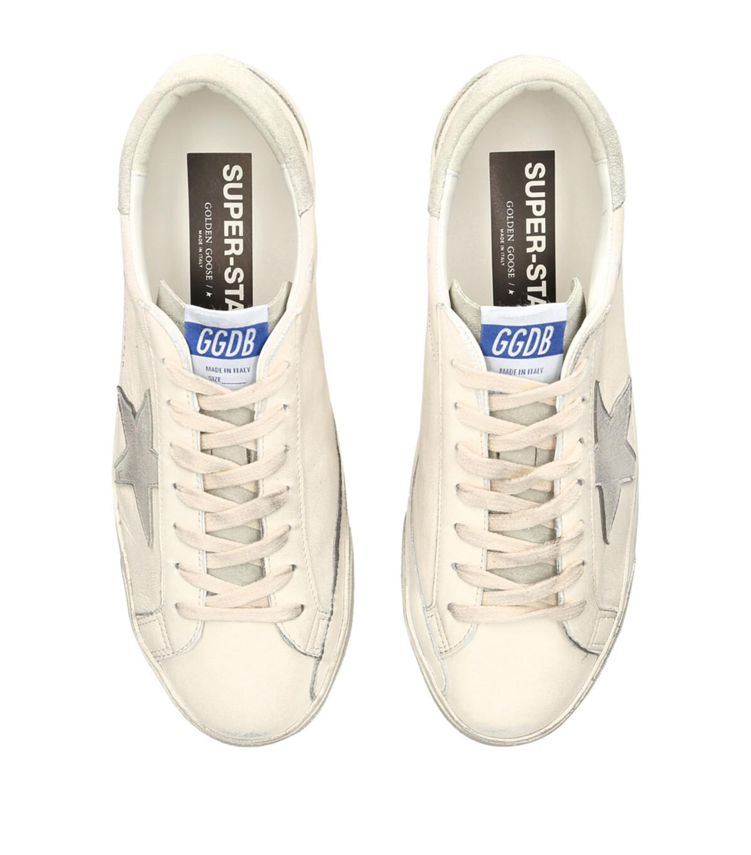 Leather Super-Star Sneakers GREY/LIGHT Image 4