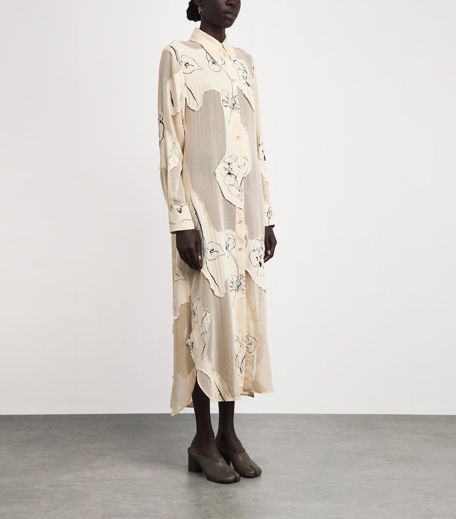 Vivienne Westwood Womens Floral Maxi Shirt Dress Flowers Image 4