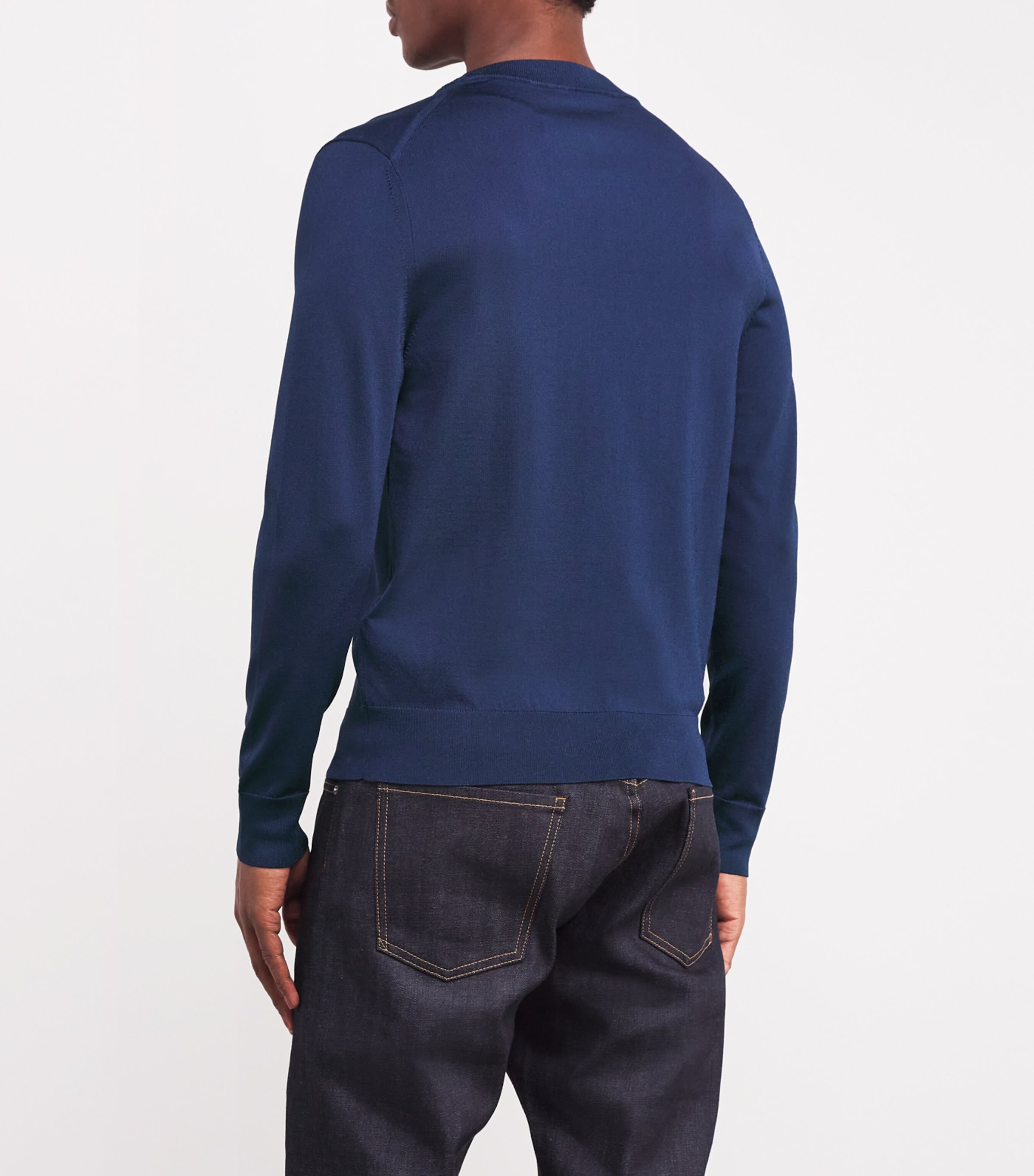 Knitted Sweatshirt ROYAL BLUE Image 4