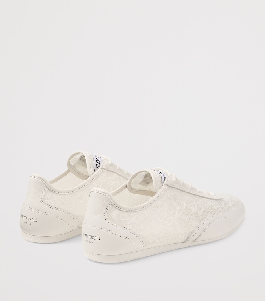 Sunny F Leather-Lace Sneakers V LATTE MIX Image 4