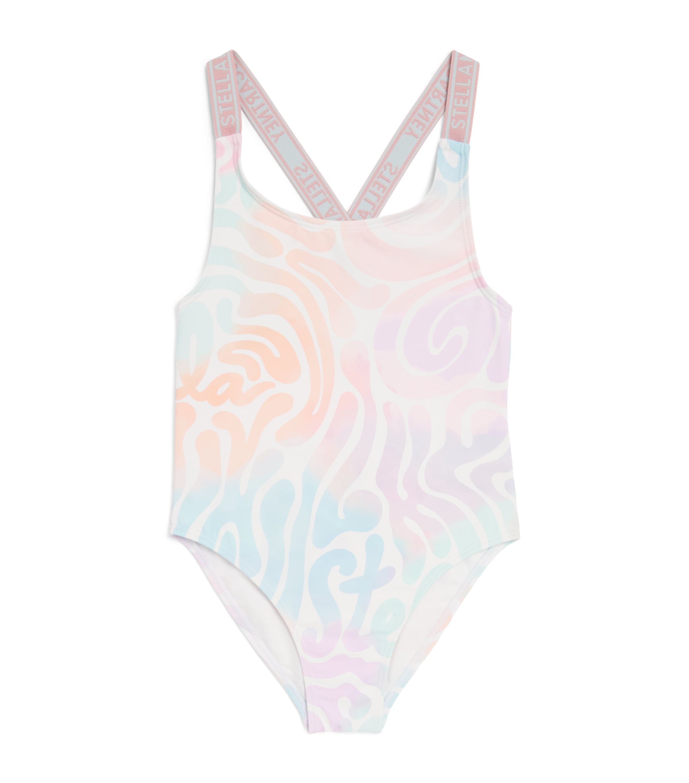 Stella McCartney Kids Tie-Dye Print Swimsuit (3-14+ Years) Image 1