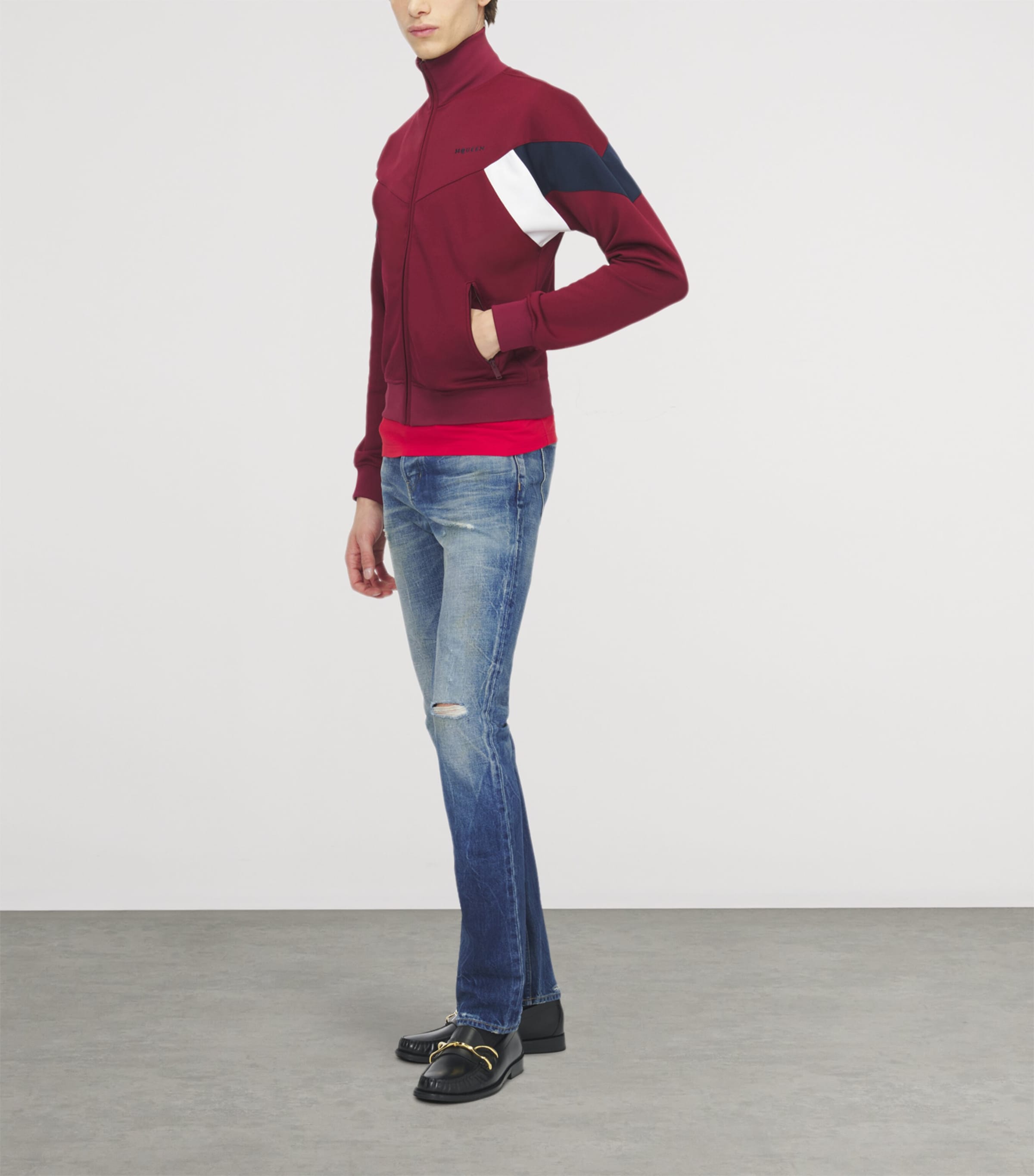 McQueen Mens Logo Track Jacket Image 4