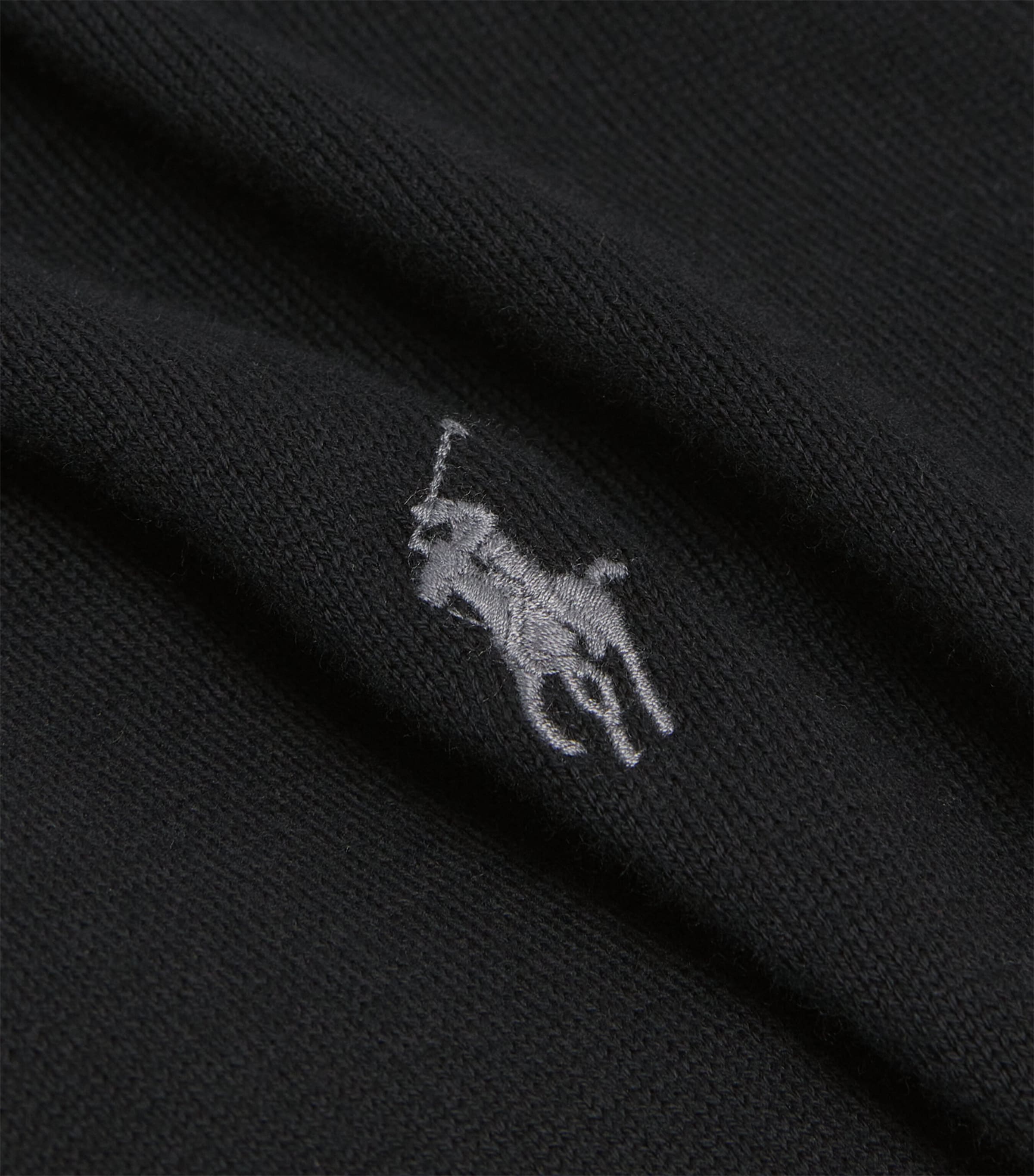 Pima Cotton Sweater POLO BLACK Image 5