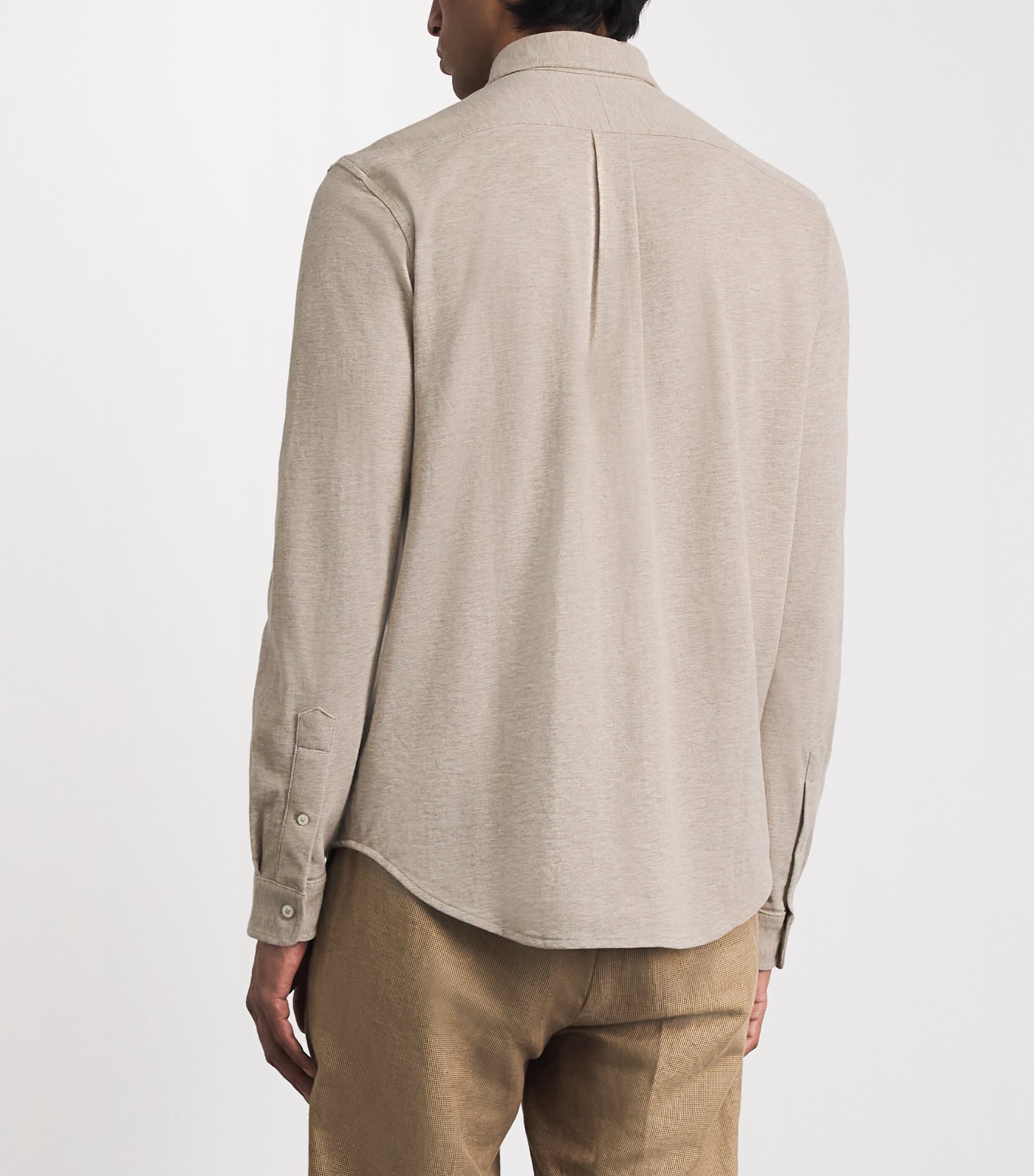 Polo Ralph Lauren Mens Cotton Featherweight Shirt Tscn Beige Image 5