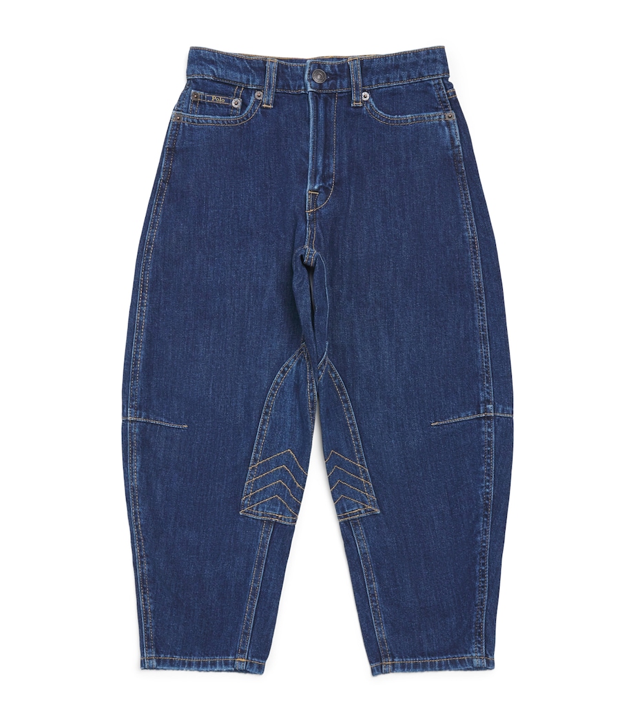 Ralph Lauren Kids Curved Tapered Jeans (7-16 Years) Lucero Wash Image 1