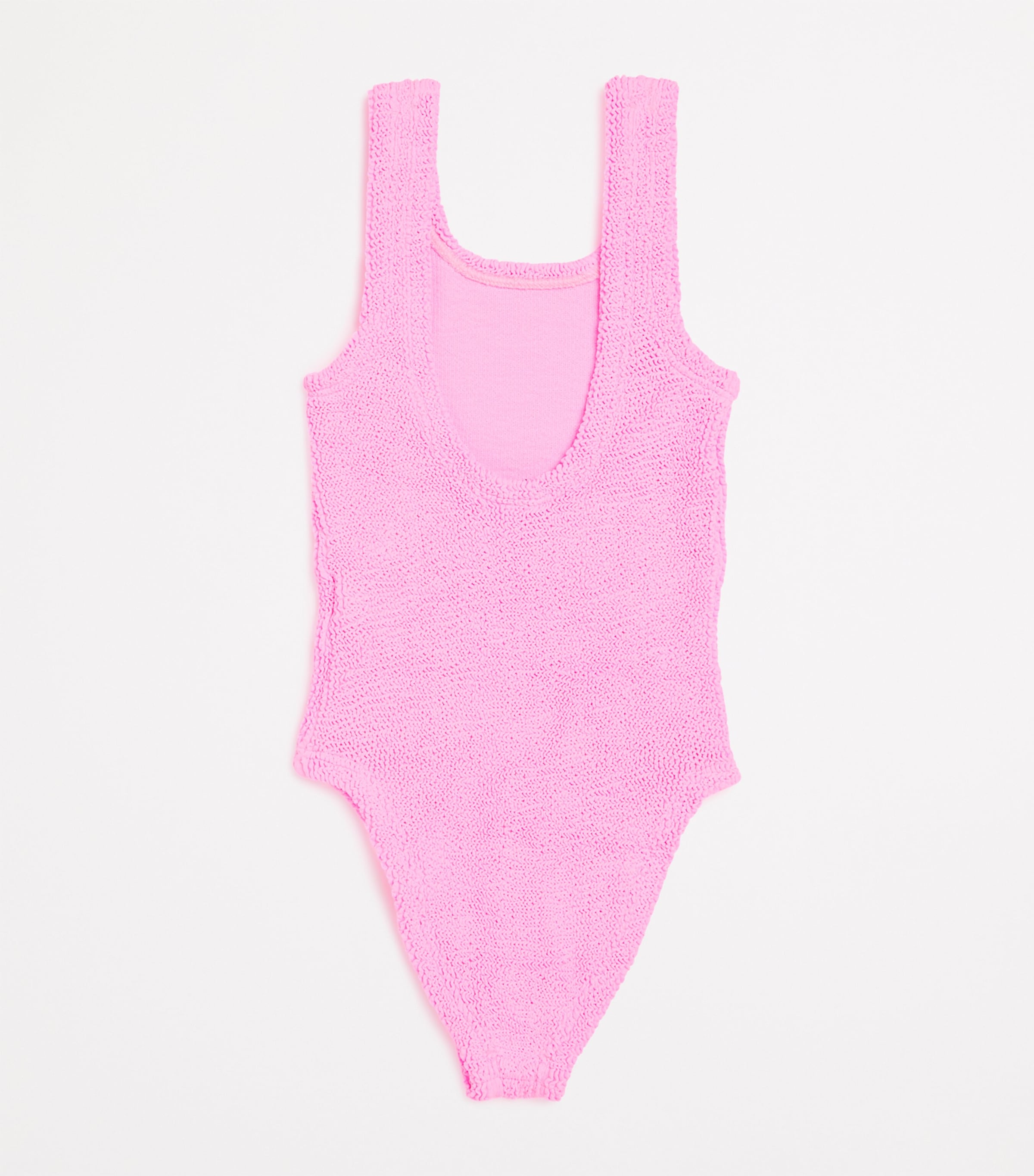 Hunza G Kids Classic Swimsuit  (7-12 Years) Bubblegum Image 2