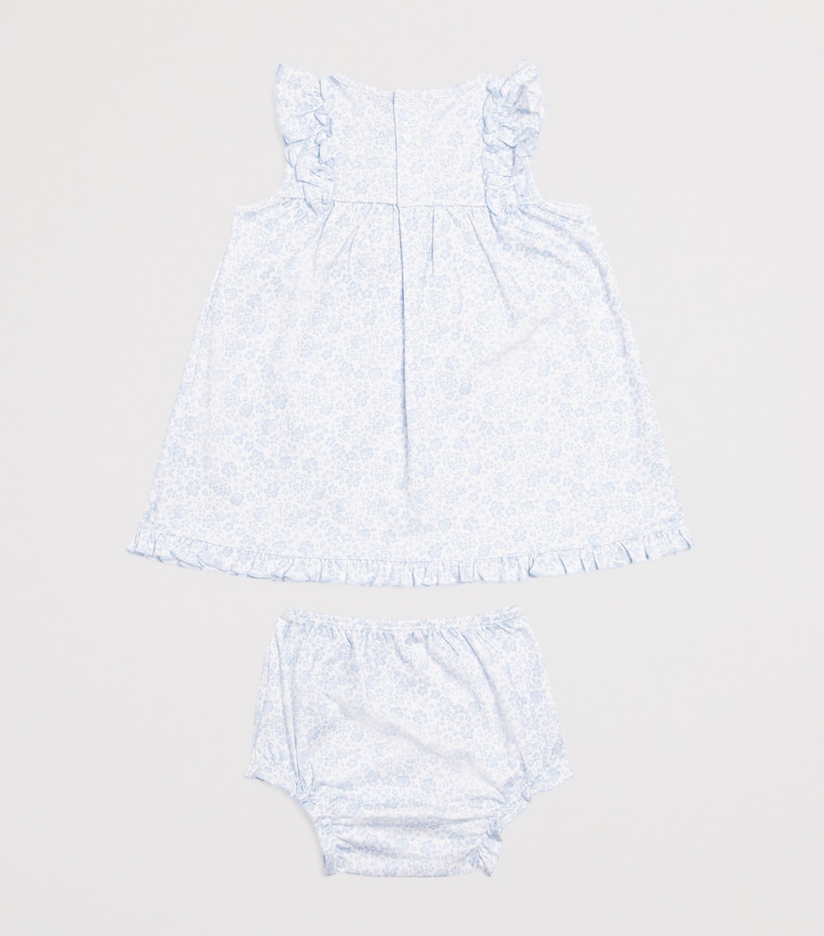 Pima Cotton Dress and Bloomers Set (9 Months) K480LIGHT BLUE Image 2