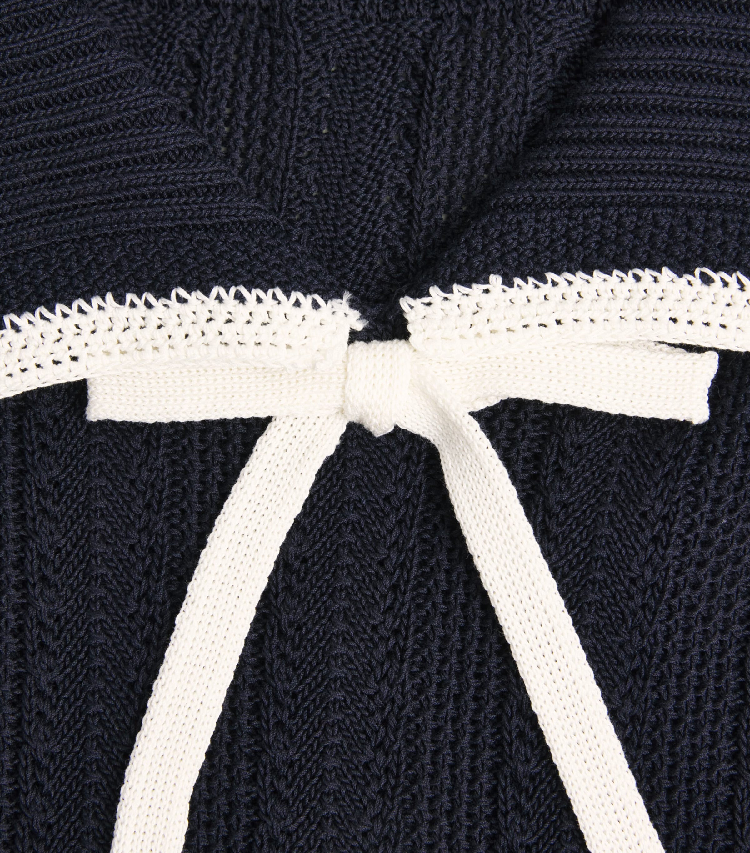 Cotton Pippa Knit Top DEEP NAVY Image 5