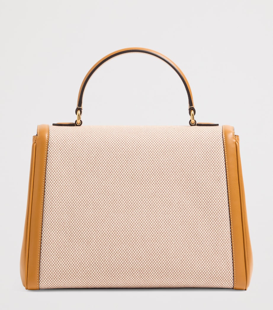 Large Canvas 9 To 5 Top-Handle Bag REK Image 2