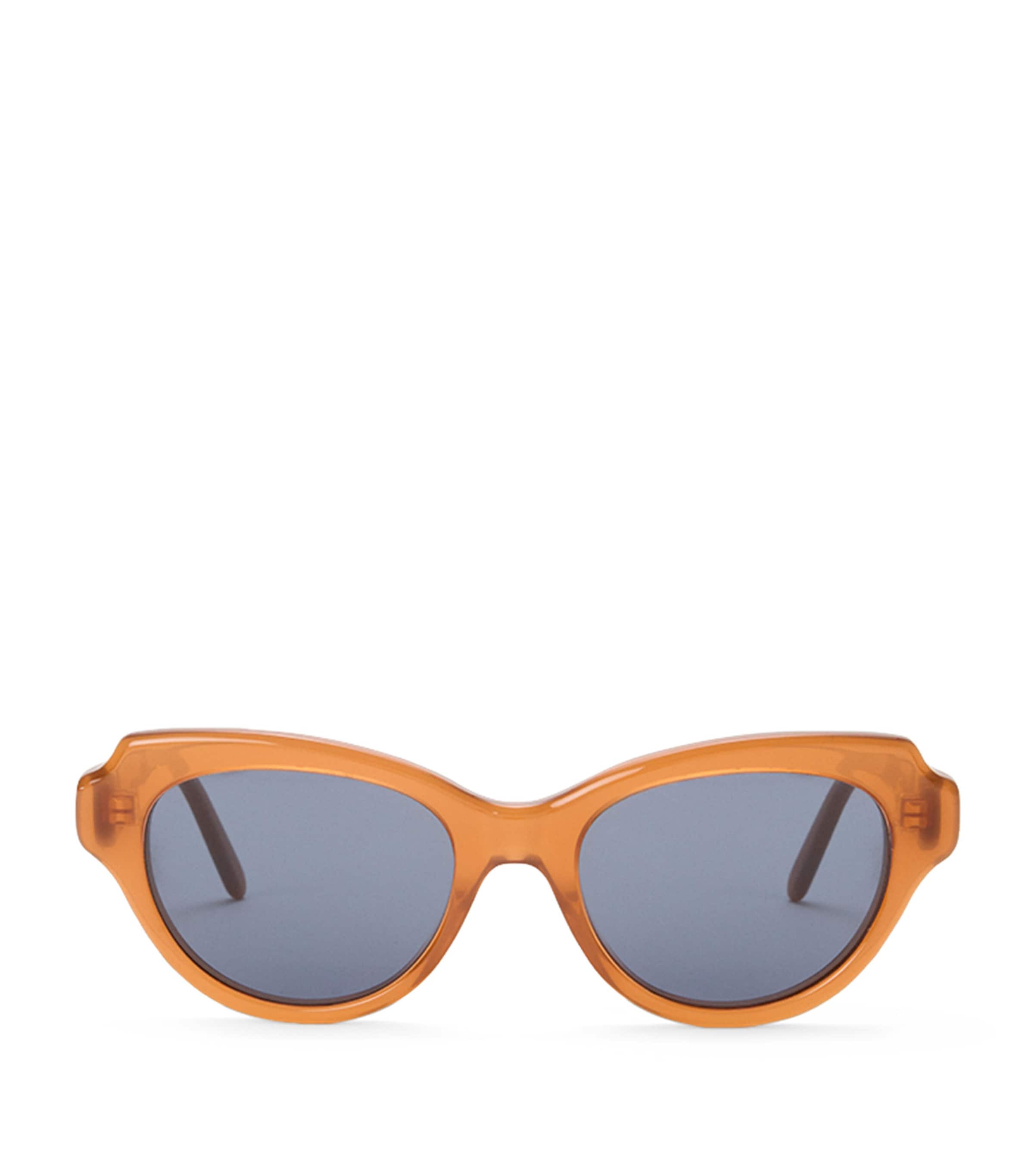 Loewe Womens Camel Gsliessx01 Cat-eye Frame Acetate Sunglasses
