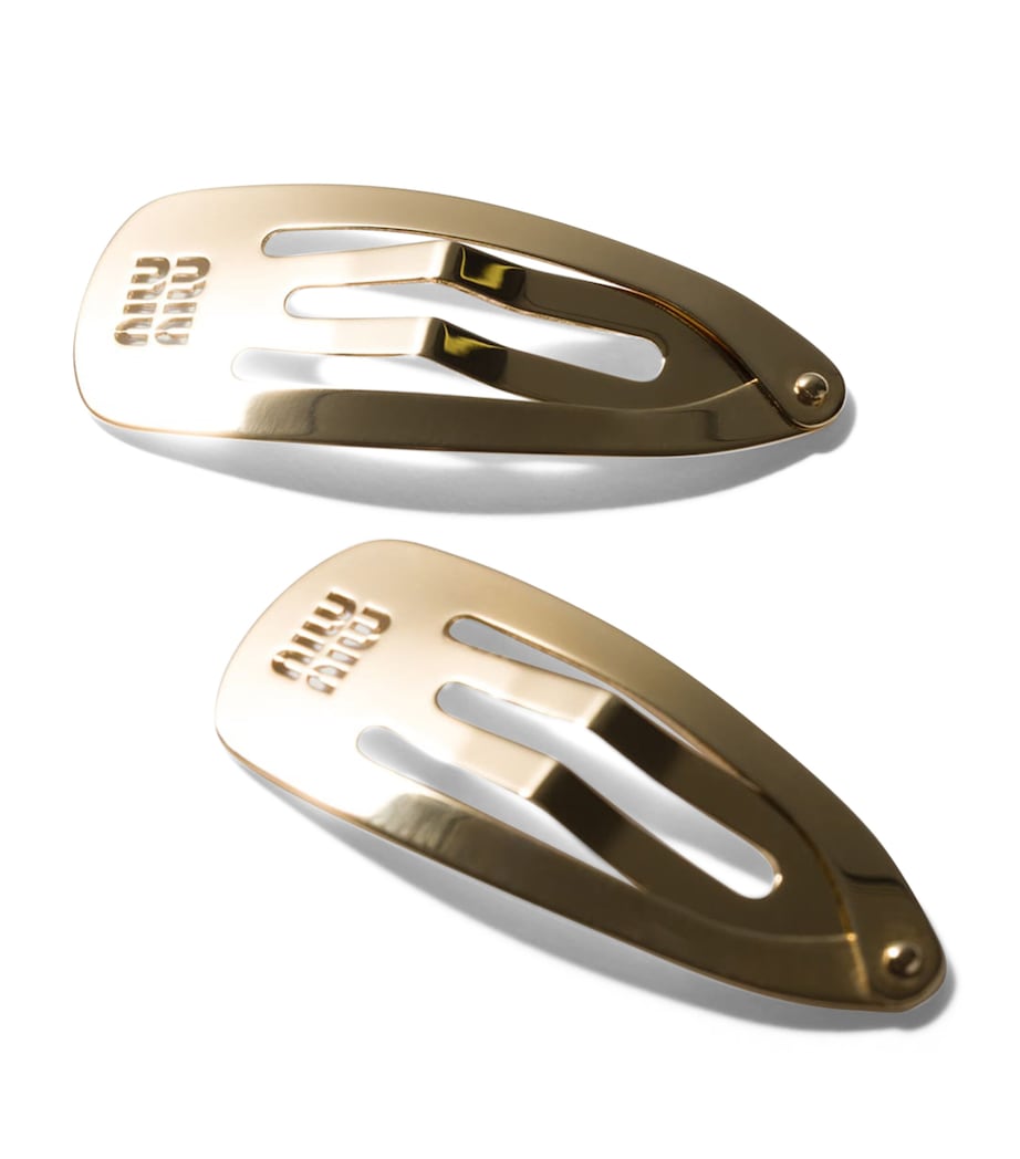 Miu Miu Metal Hair Clips (Pack of 2) Image 1