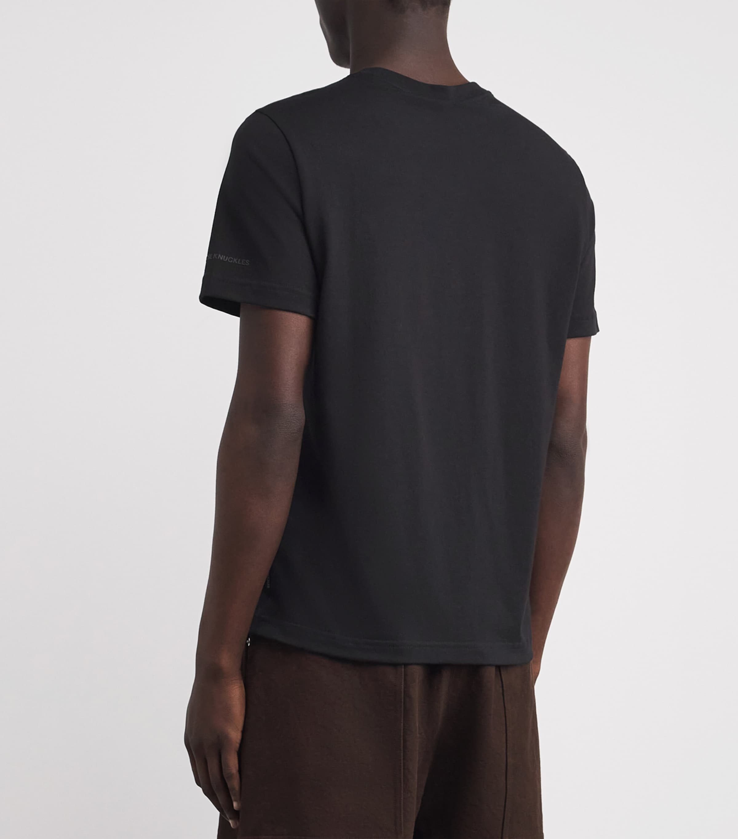 Moose Knuckles Mens Cotton Crescent T-Shirt Black Image 5