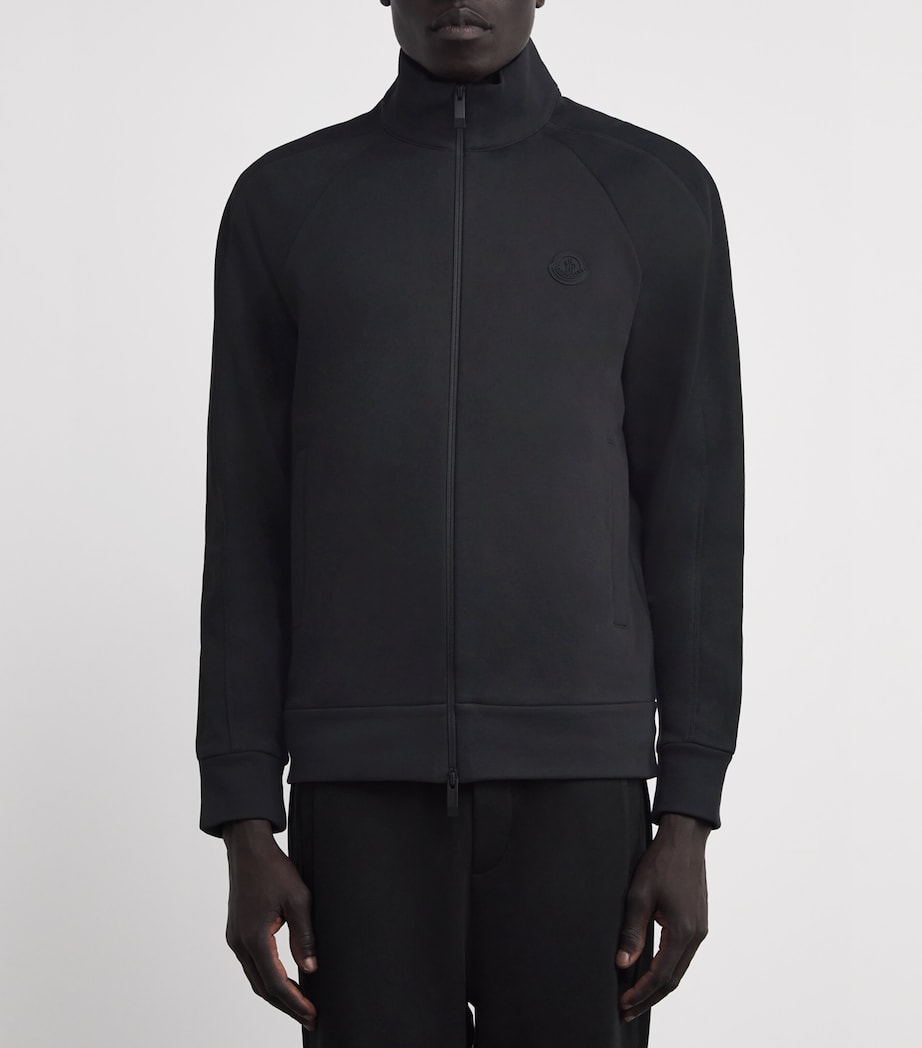 Cotton Logo Zip-Up Cardigan 999 Image 3