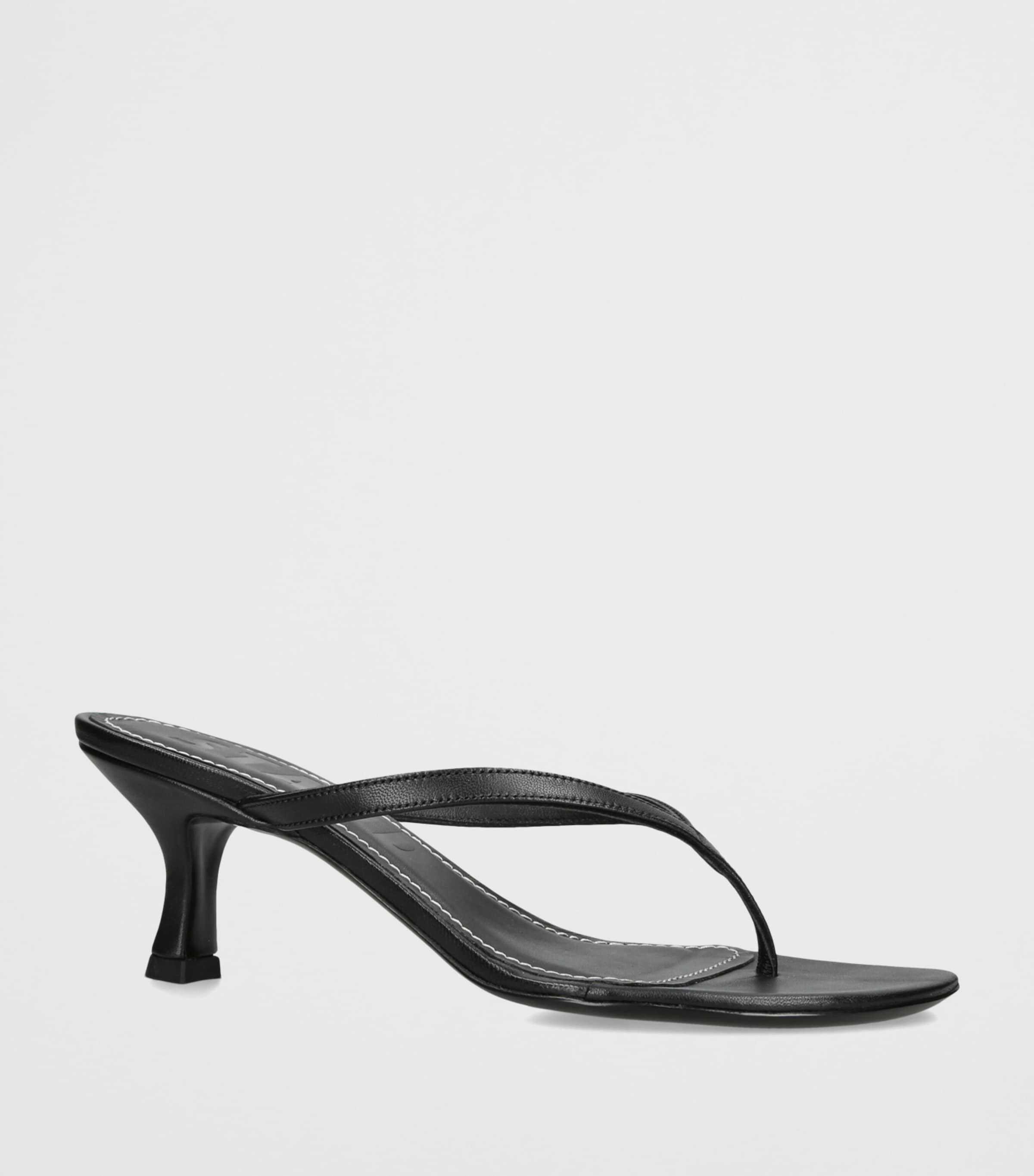 STAUD Freja Kitten Heel Sandals 60 Black Image 3