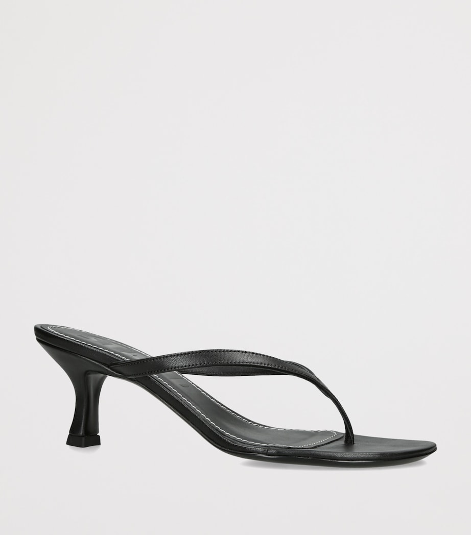 STAUD Freja Kitten Heel Sandals 60 Black Image 3