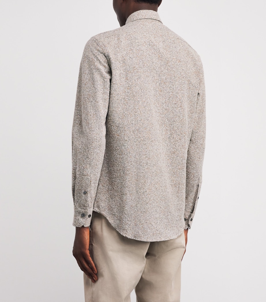 Cotton-Silk-Blend Shirt 25 GREY Image 4