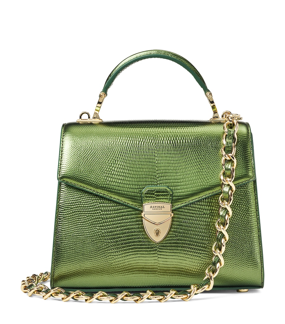 Midi Mayfair 2 Top-Handle Bag GREEN METALLIC Image 1