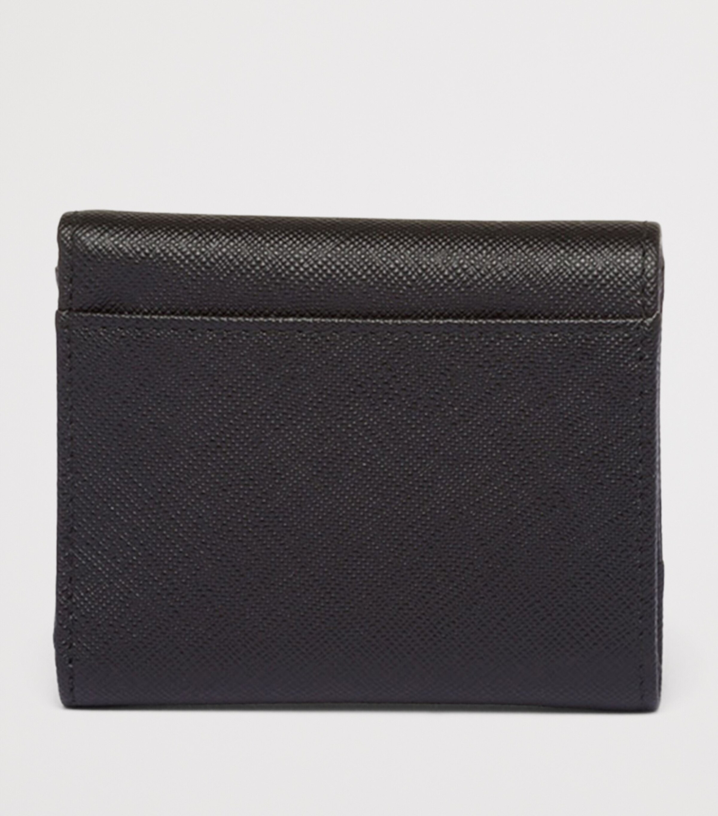 Prada Small Saffiano Leather Wallet Black Image 3